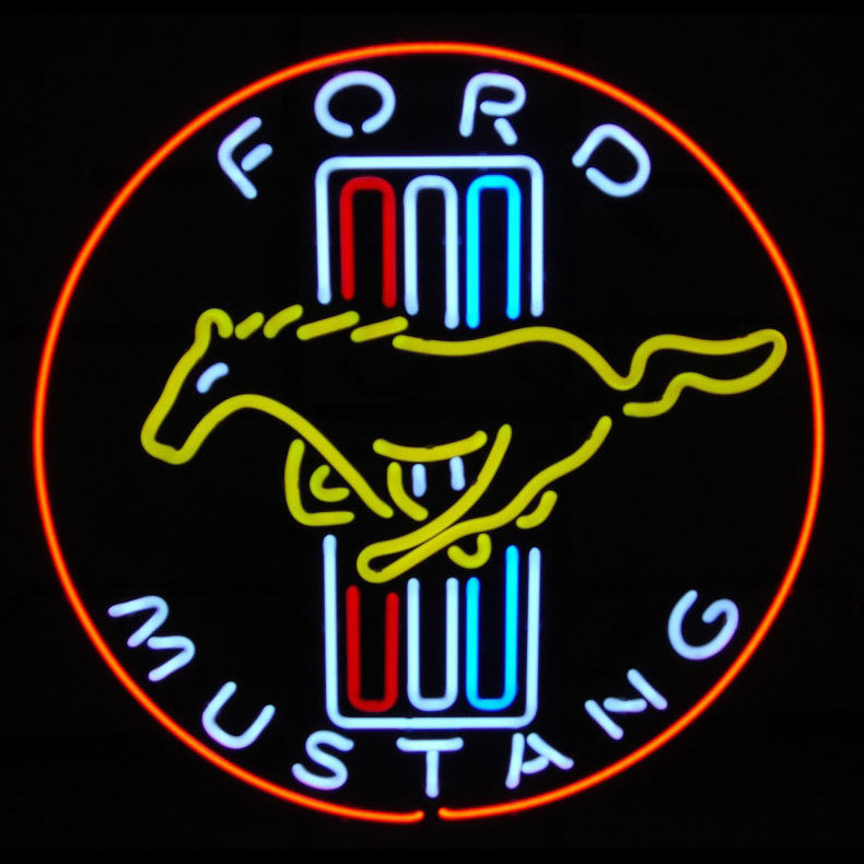 Ford Mustang Neon Sign