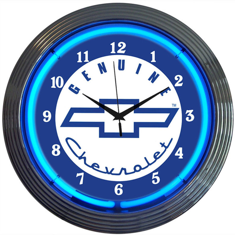 Chevrolet Neon Clock