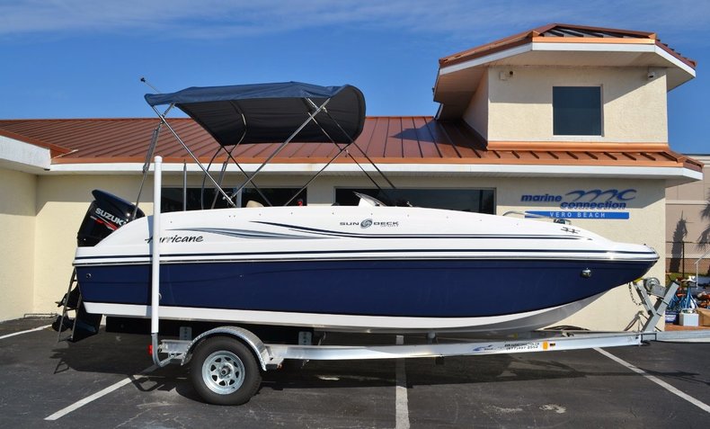 New 2015 Hurricane SunDeck Sport SS 188 OB boat for sale in Vero Beach, FL