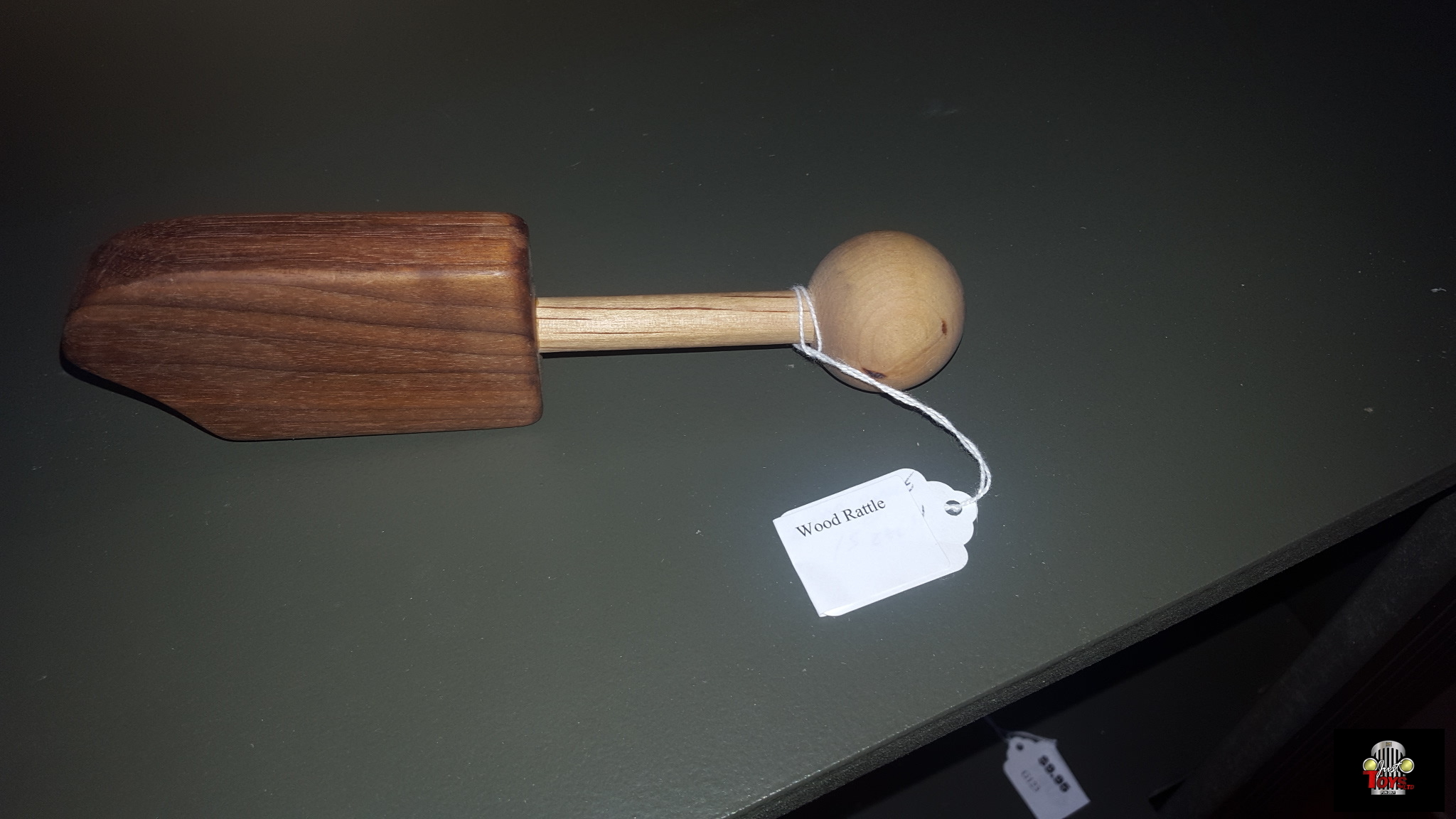 Wooden Ice Cream Baby Rattles