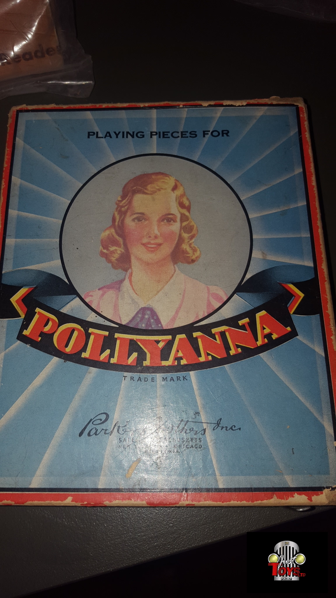 Parker Brothers Pollyanna Game Piece Set