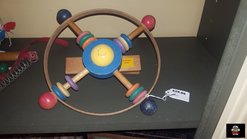 Wood Round Crib Toy