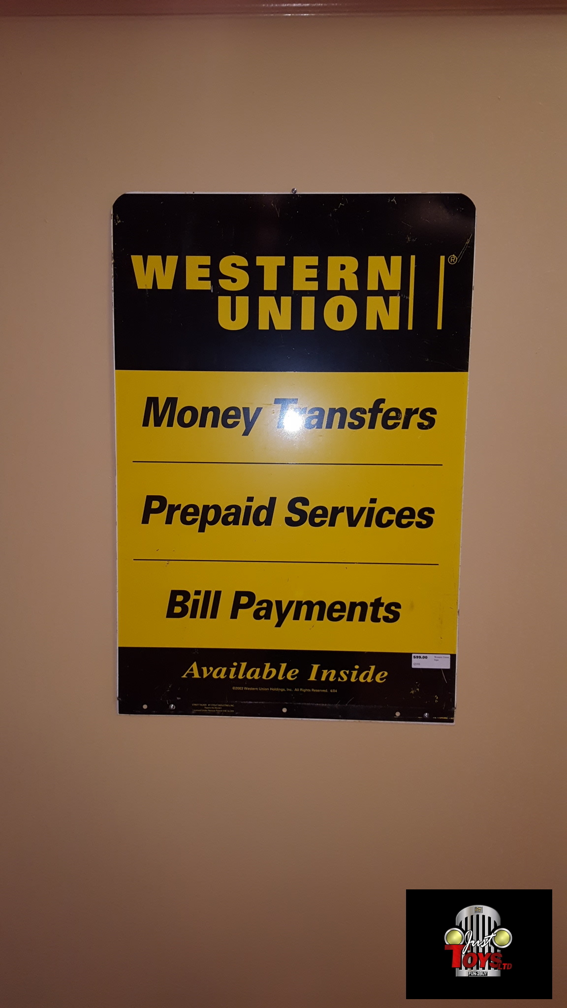 Western Union Sign