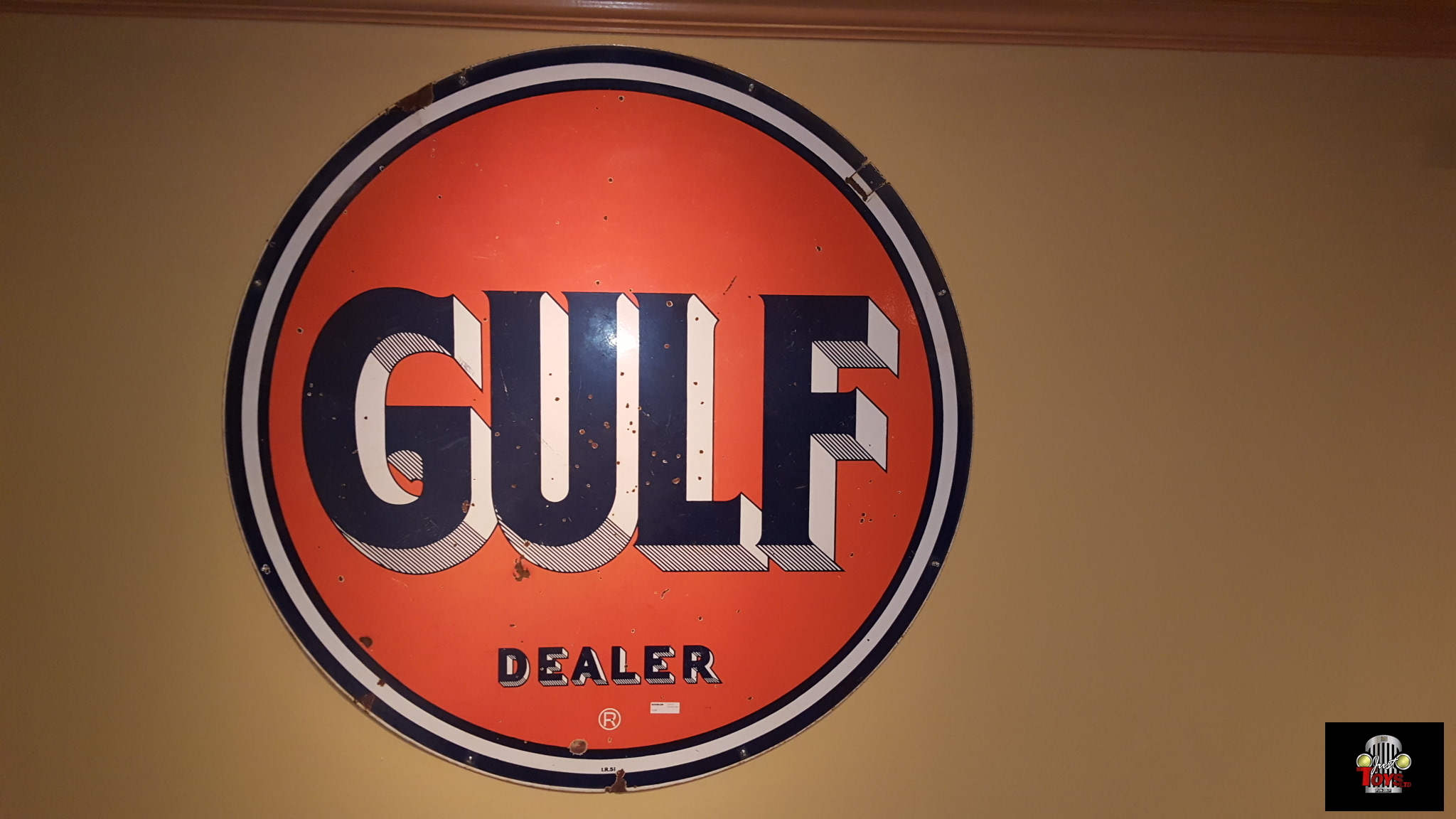 Gulf Oil Porcelain Sign