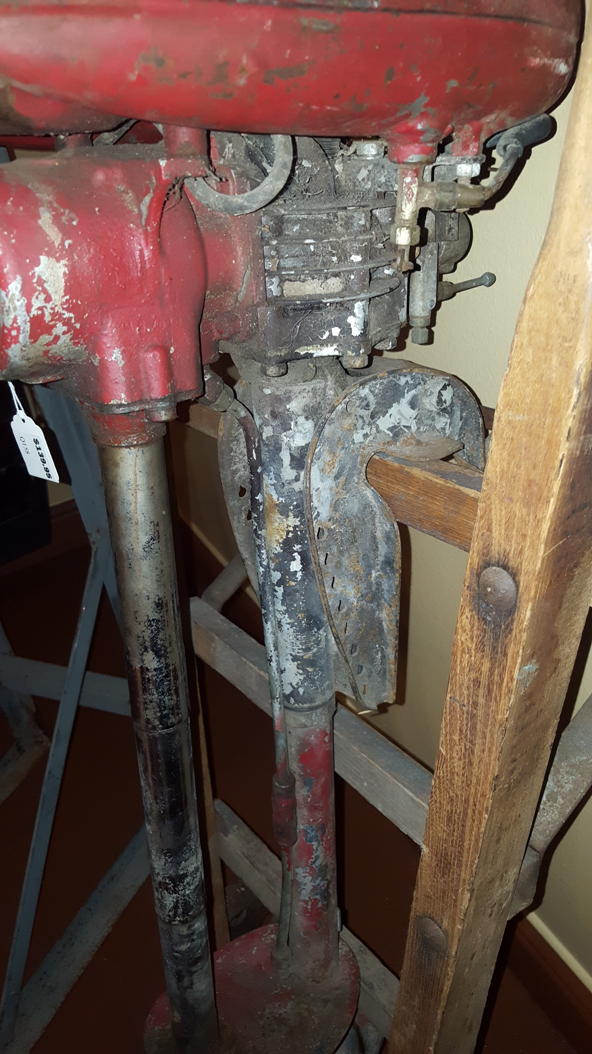 Vintage outboard motor