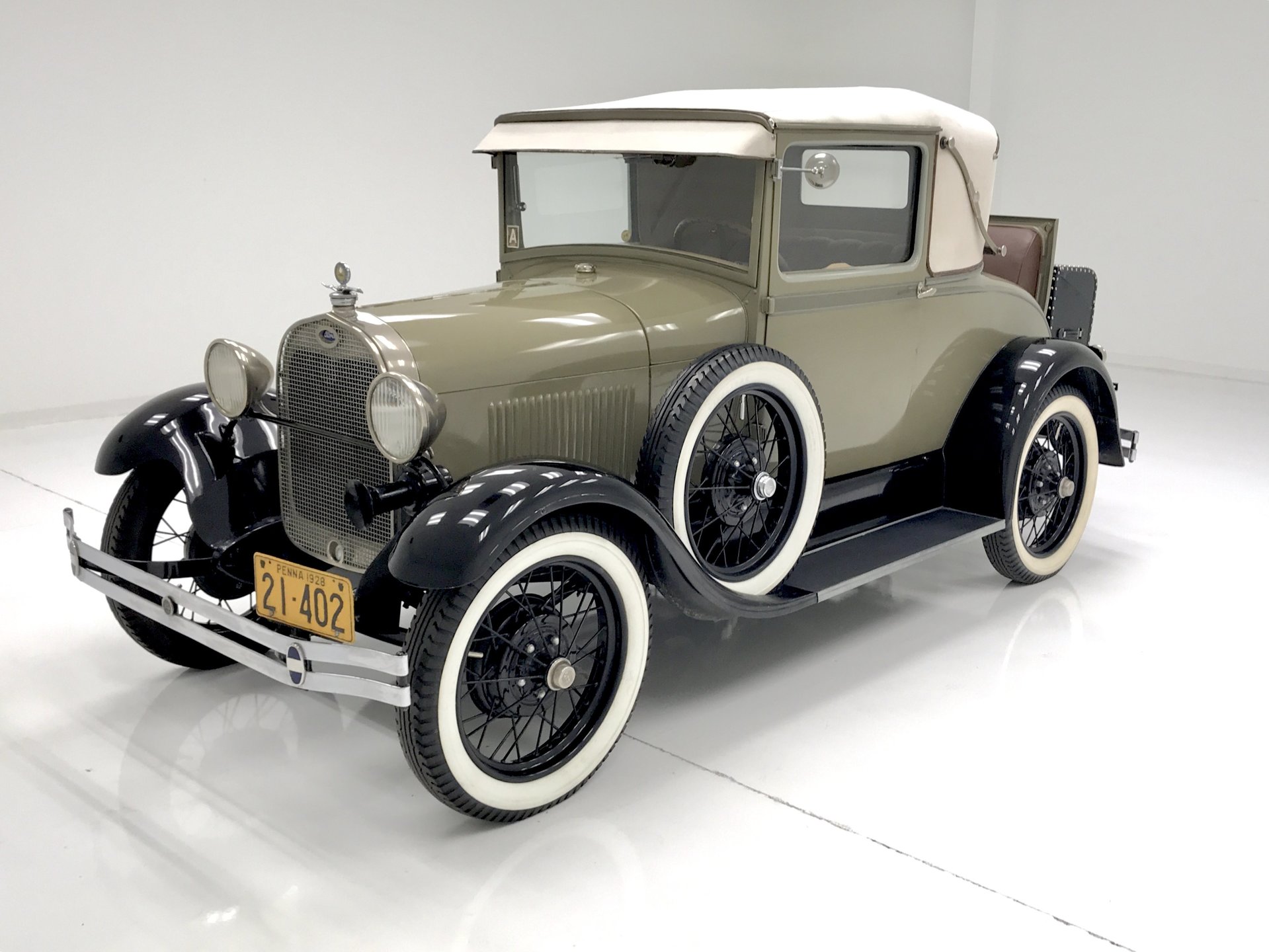 1928 Ford Model A Sport Coupe for sale 92386 MCG