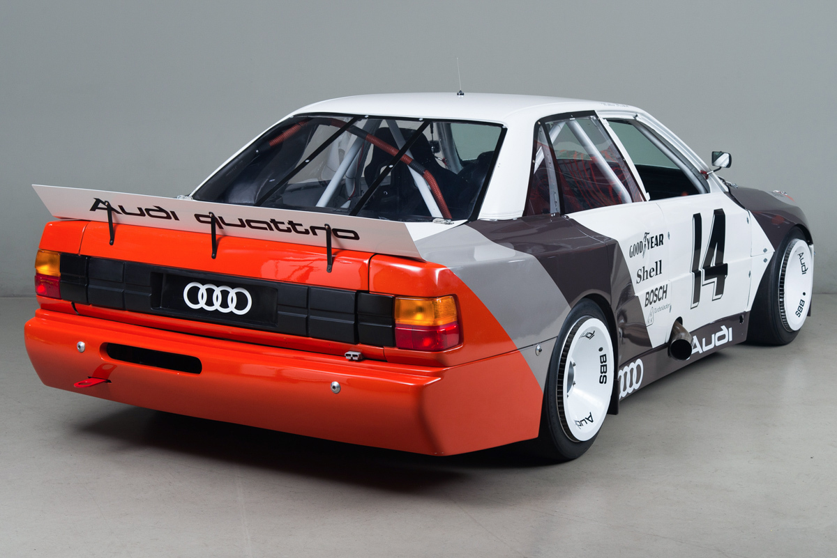 1988 Audi 200 Trans-Am , WHITE/BLACK/GRAY/RED, VIN WAUZZZ44ZJA000014