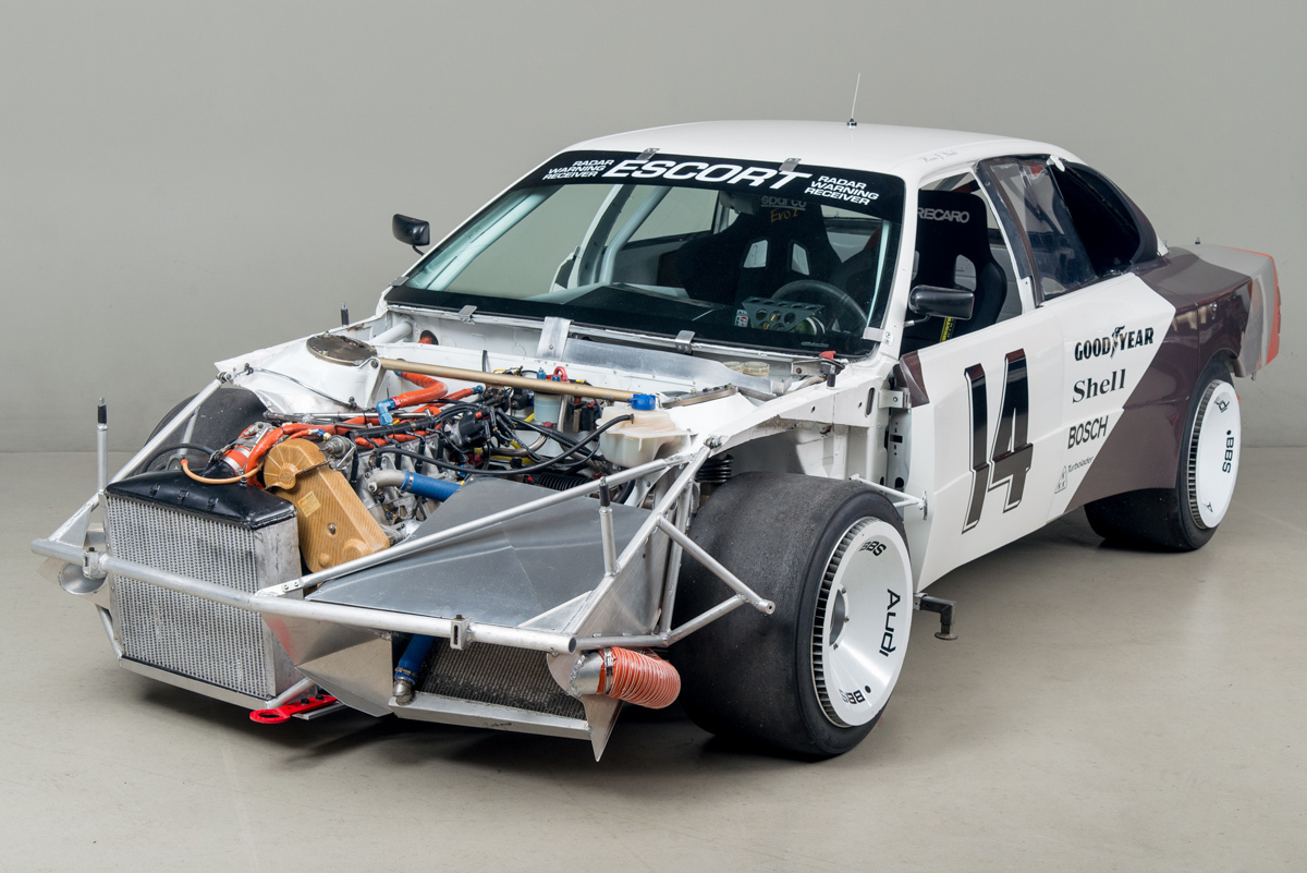 1988 Audi 200 Trans-Am , WHITE/BLACK/GRAY/RED, VIN WAUZZZ44ZJA000014