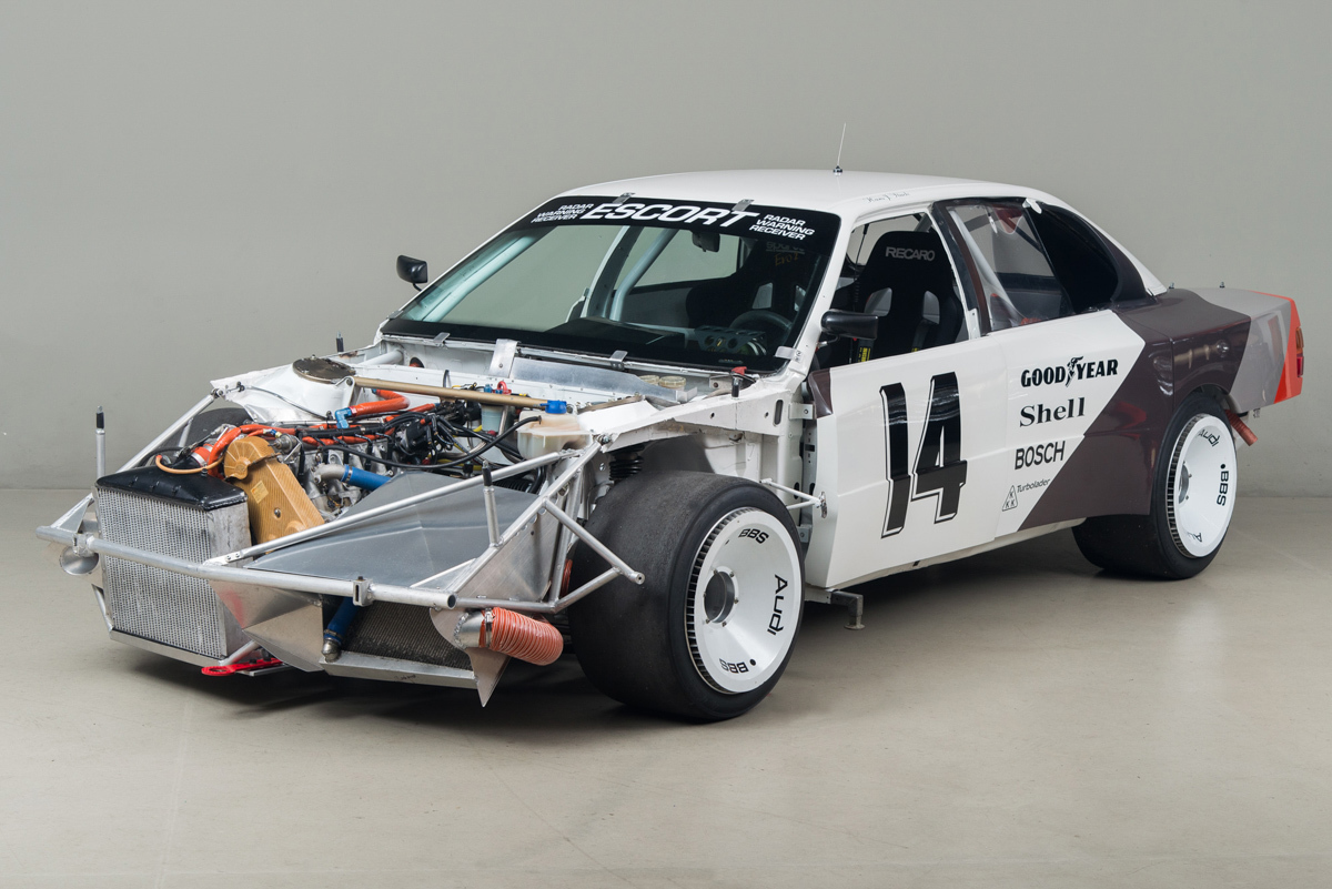 1988 Audi 200 Trans-Am , WHITE/BLACK/GRAY/RED, VIN WAUZZZ44ZJA000014
