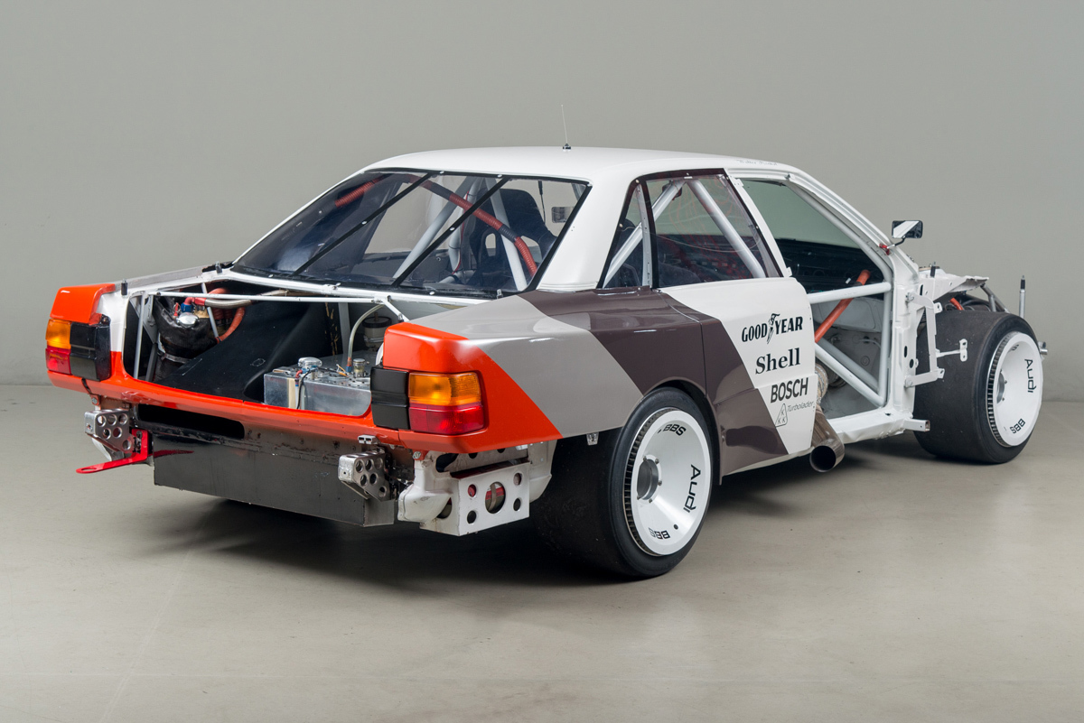 1988 Audi 200 Trans-Am , WHITE/BLACK/GRAY/RED, VIN WAUZZZ44ZJA000014