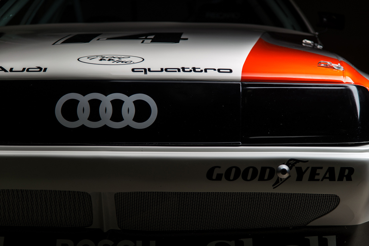 1988 Audi 200 Trans-Am , WHITE/BLACK/GRAY/RED, VIN WAUZZZ44ZJA000014