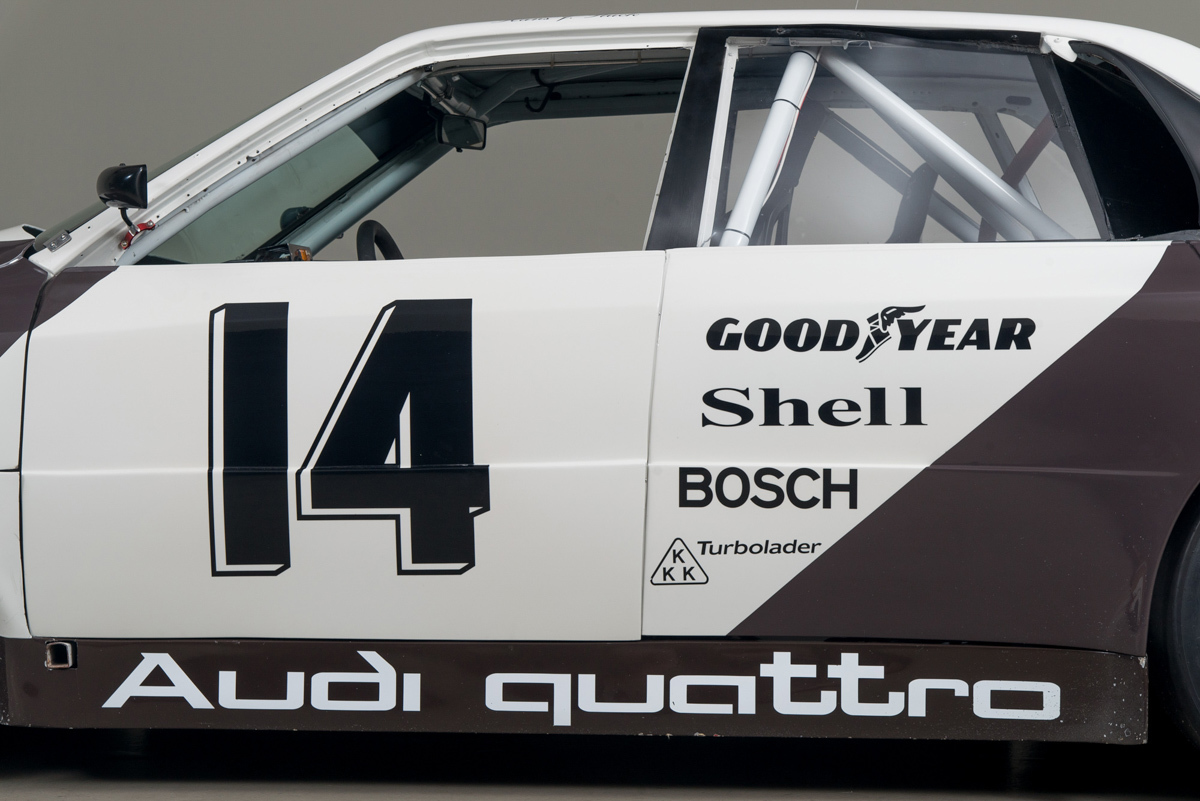 1988 Audi 200 Trans-Am , WHITE/BLACK/GRAY/RED, VIN WAUZZZ44ZJA000014