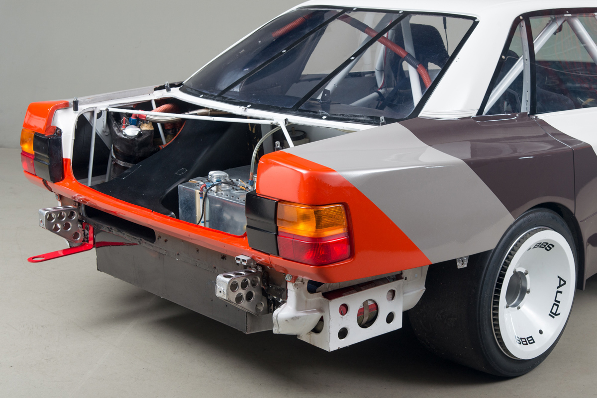 1988 Audi 200 Trans-Am , WHITE/BLACK/GRAY/RED, VIN WAUZZZ44ZJA000014