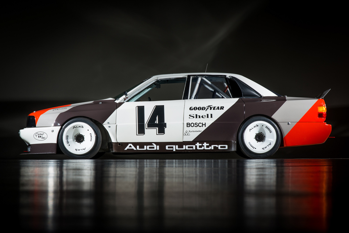 1988 Audi 200 Trans-Am , WHITE/BLACK/GRAY/RED, VIN WAUZZZ44ZJA000014