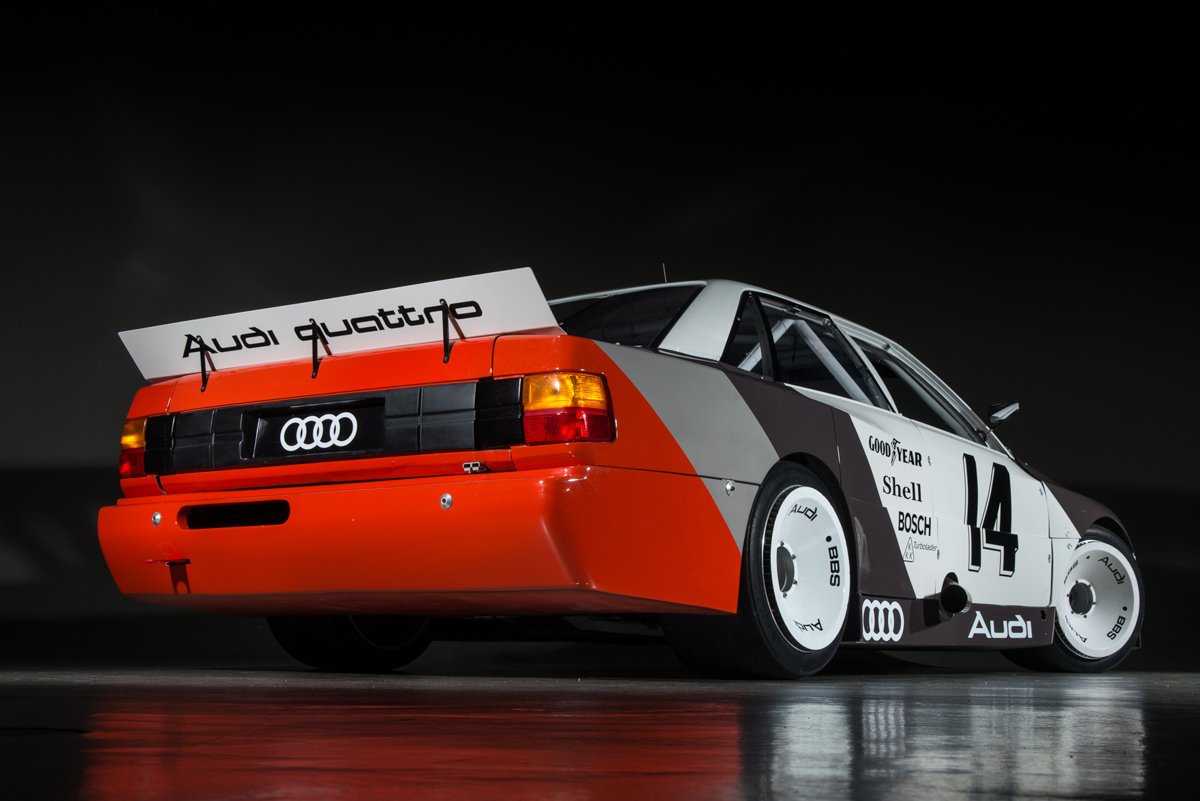 1988 Audi 200 Trans-Am , WHITE/BLACK/GRAY/RED, VIN WAUZZZ44ZJA000014