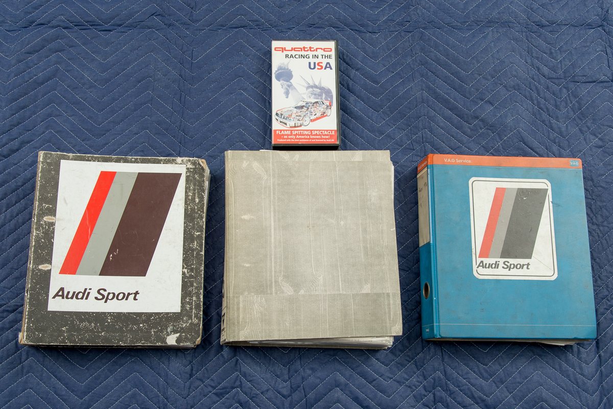 1988 Audi 200 Trans-Am , WHITE/BLACK/GRAY/RED, VIN WAUZZZ44ZJA000014