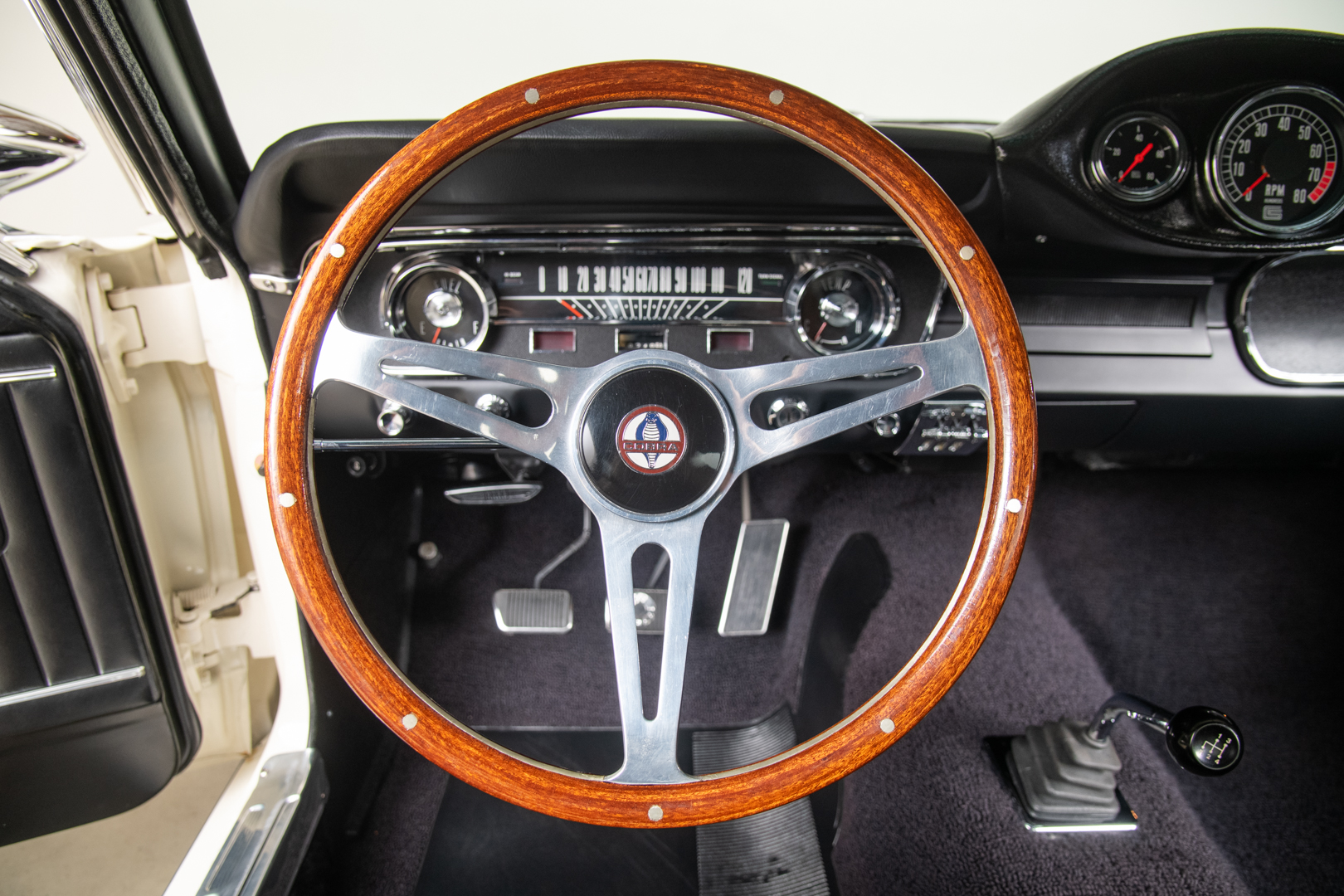 1965 Shelby GT350 , WHITE, VIN SFM5S110, MILEAGE 18249