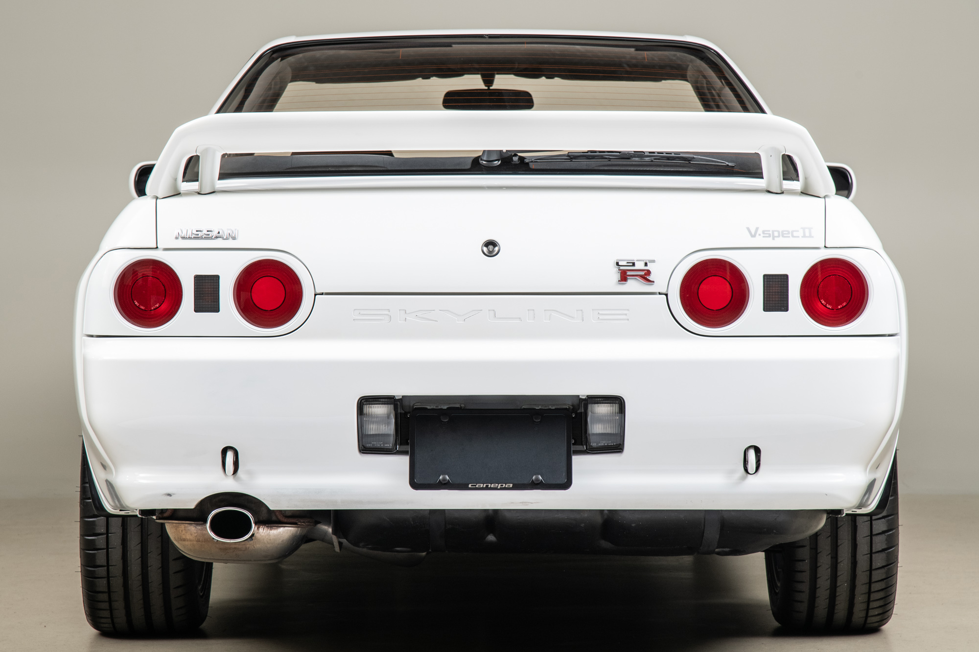 1994 Nissan Skyline GT-R V-Spec II, WHITE, VIN BNR32-309366, MILEAGE 35309