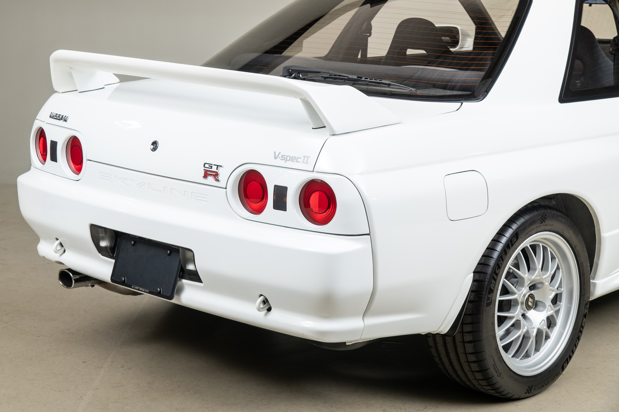 1994 Nissan Skyline GT-R V-Spec II, WHITE, VIN BNR32-309366, MILEAGE 35309