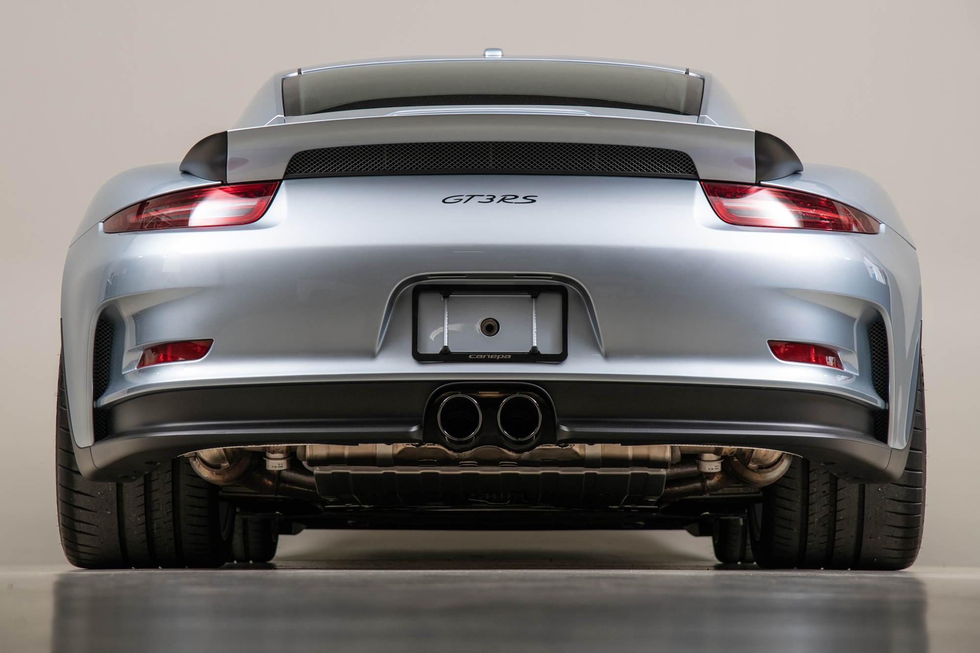 2016 Porsche 911 GT3 RS, LIQUID METAL CHROME BLUE METALLIC, VIN WP0AF2A92GS193911, MILEAGE 1409