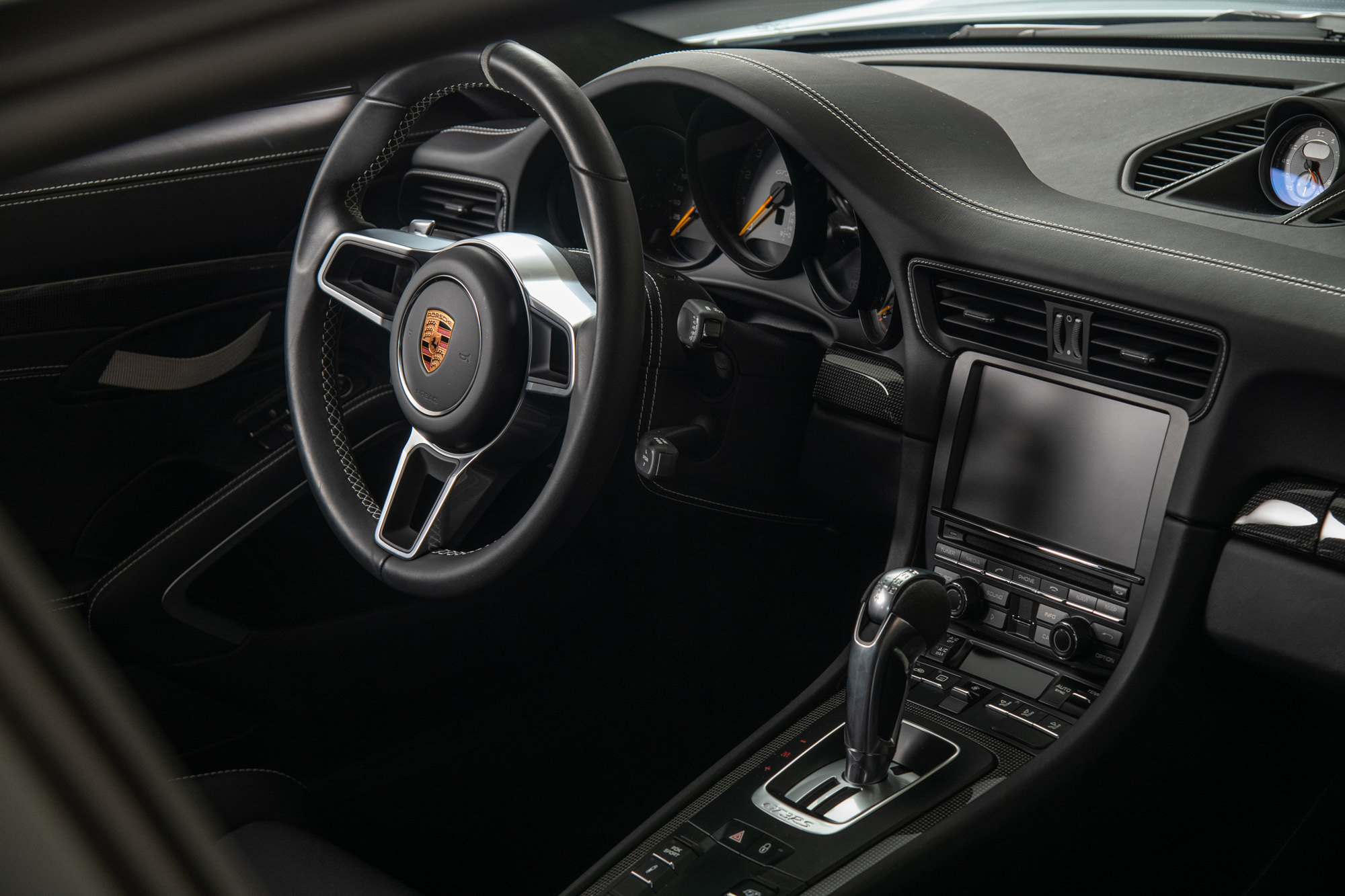 2016 Porsche 911 GT3 RS, LIQUID METAL CHROME BLUE METALLIC, VIN WP0AF2A92GS193911, MILEAGE 1409