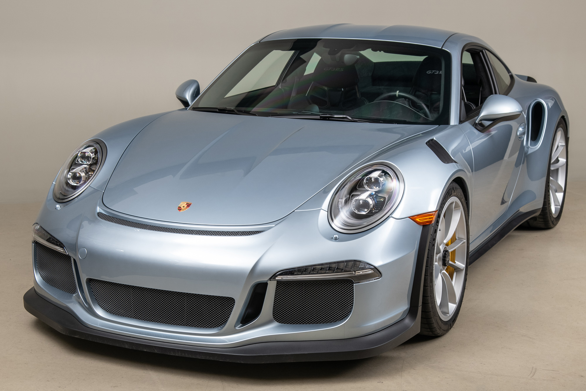 2016 Porsche 911 GT3 RS, LIQUID METAL CHROME BLUE METALLIC, VIN WP0AF2A92GS193911, MILEAGE 1409