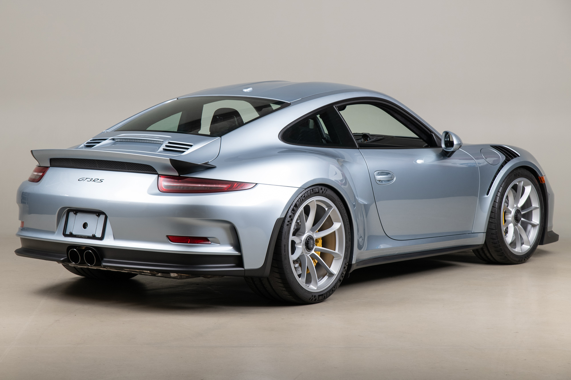 2016 Porsche 911 GT3 RS, LIQUID METAL CHROME BLUE METALLIC, VIN WP0AF2A92GS193911, MILEAGE 1409