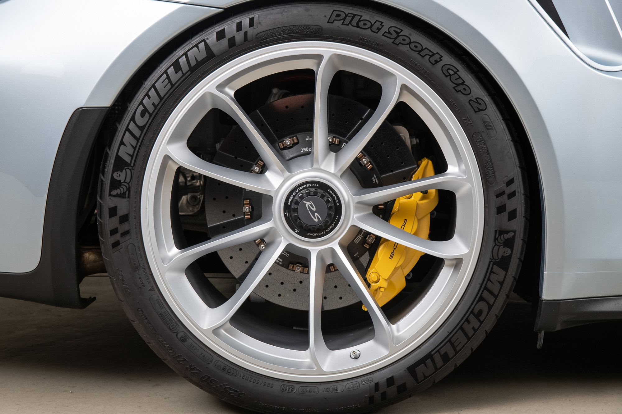 2016 Porsche 911 GT3 RS, LIQUID METAL CHROME BLUE METALLIC, VIN WP0AF2A92GS193911, MILEAGE 1409