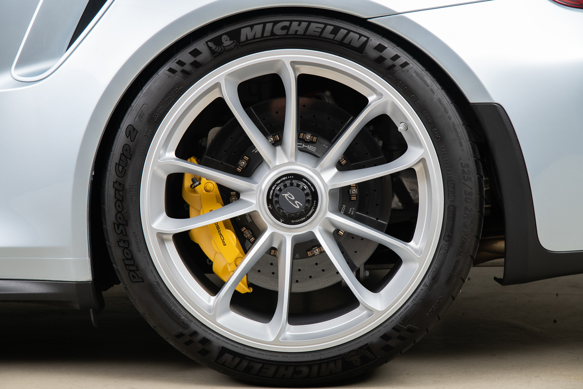 2016 Porsche 911 GT3 RS, LIQUID METAL CHROME BLUE METALLIC, VIN WP0AF2A92GS193911, MILEAGE 1409