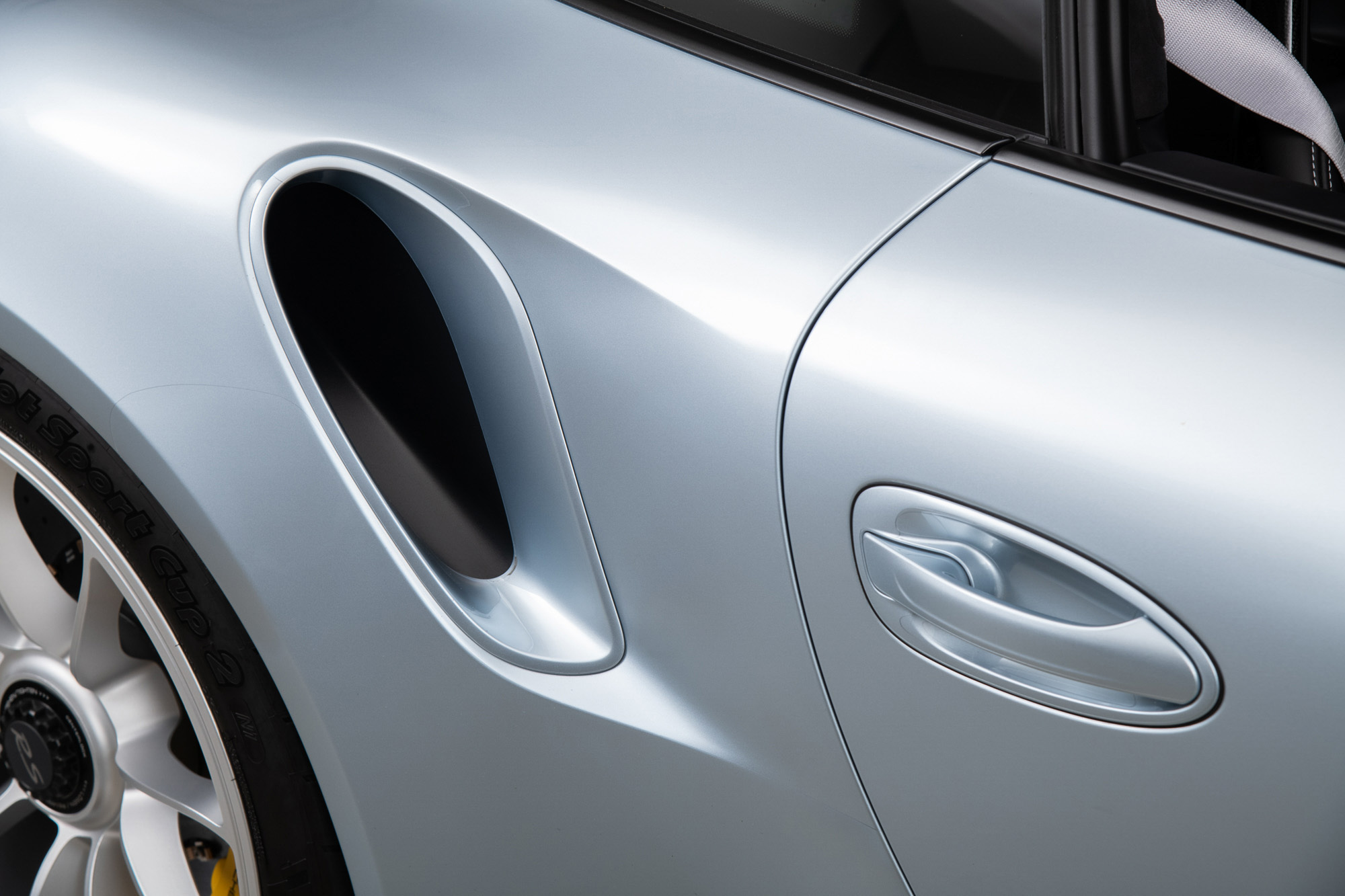 2016 Porsche 911 GT3 RS, LIQUID METAL CHROME BLUE METALLIC, VIN WP0AF2A92GS193911, MILEAGE 1409