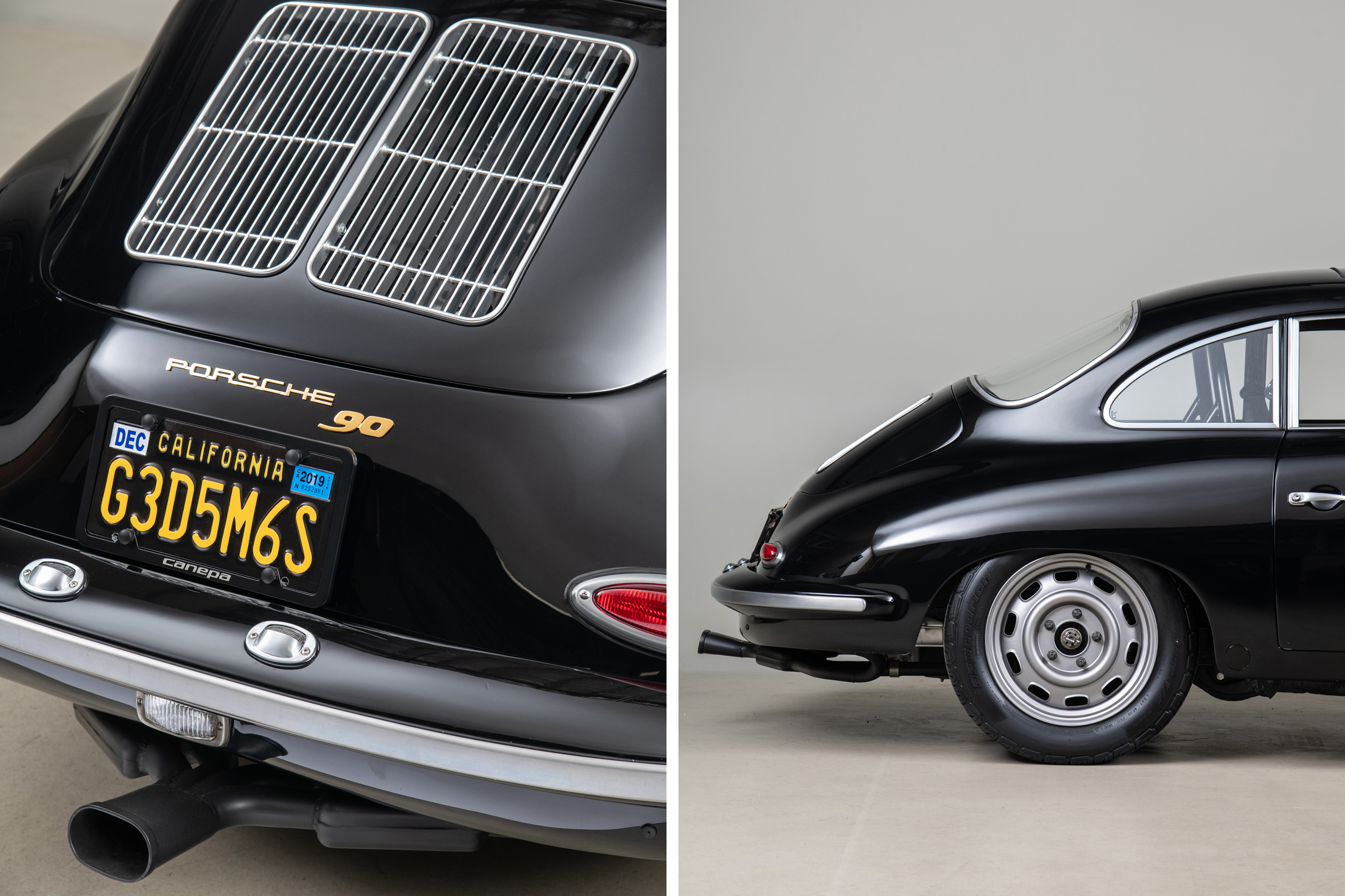 1963 Porsche 356B Outlaw, BLACK, VIN 121562, MILEAGE 5201