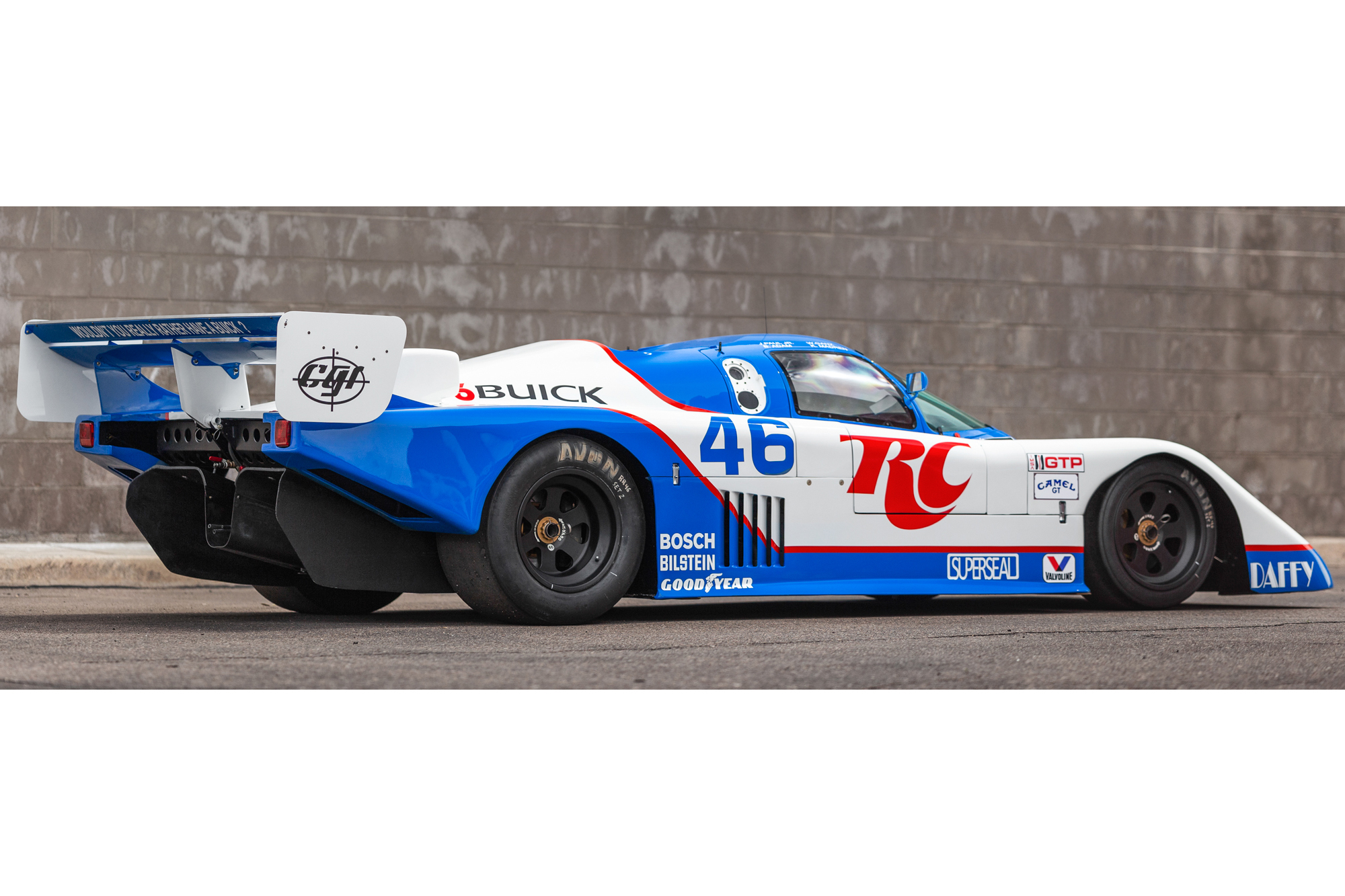 1985 March Buick 85g 6190 March 85t, 5 speed gearbox aluminium monocoque chassis front suspension: canepa