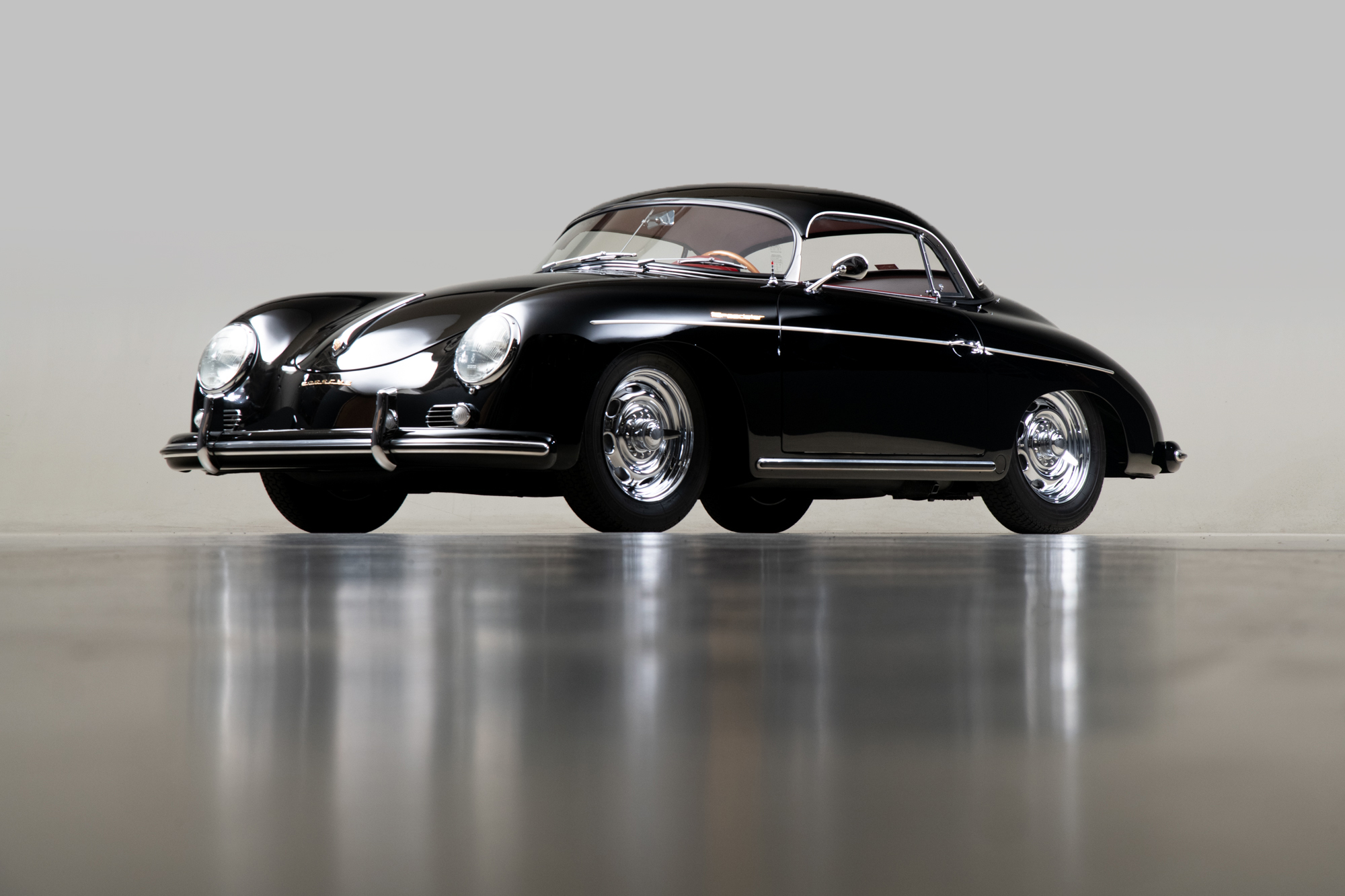 1957 Porsche 356 Speedster , BLACK, VIN 83411, MILEAGE 70084