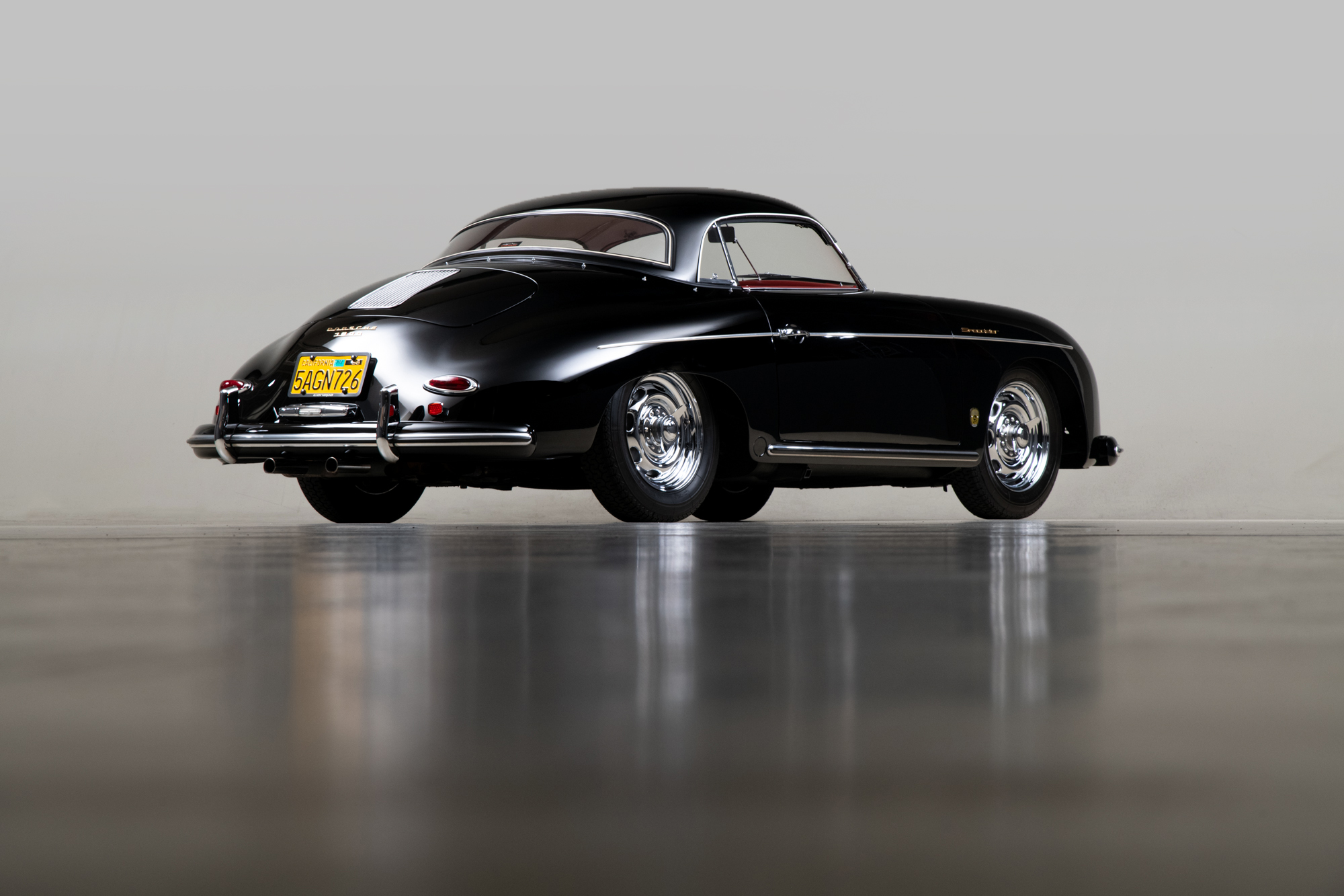 1957 Porsche 356 Speedster , BLACK, VIN 83411, MILEAGE 70084