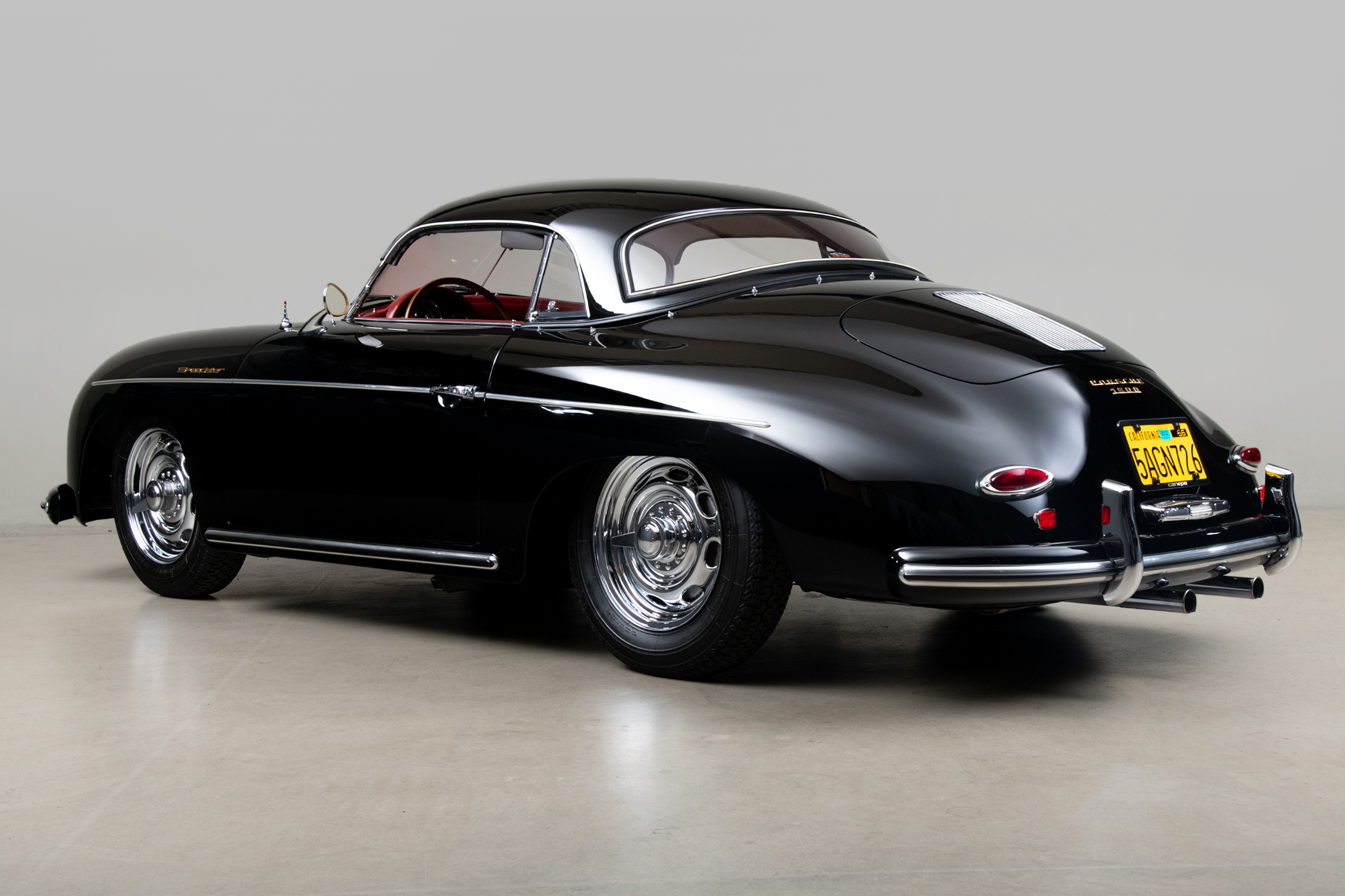 1957 Porsche 356 Speedster , BLACK, VIN 83411, MILEAGE 70084