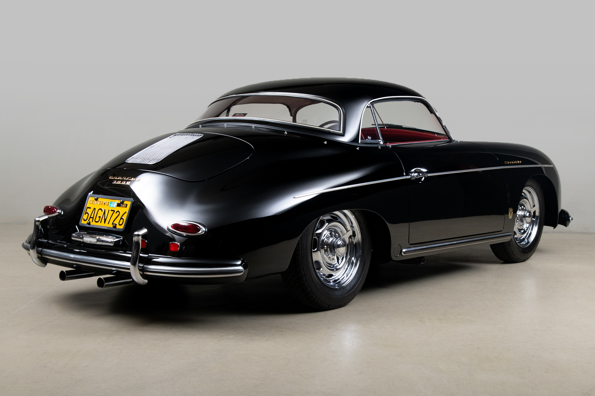 1957 Porsche 356 Speedster , BLACK, VIN 83411, MILEAGE 70084
