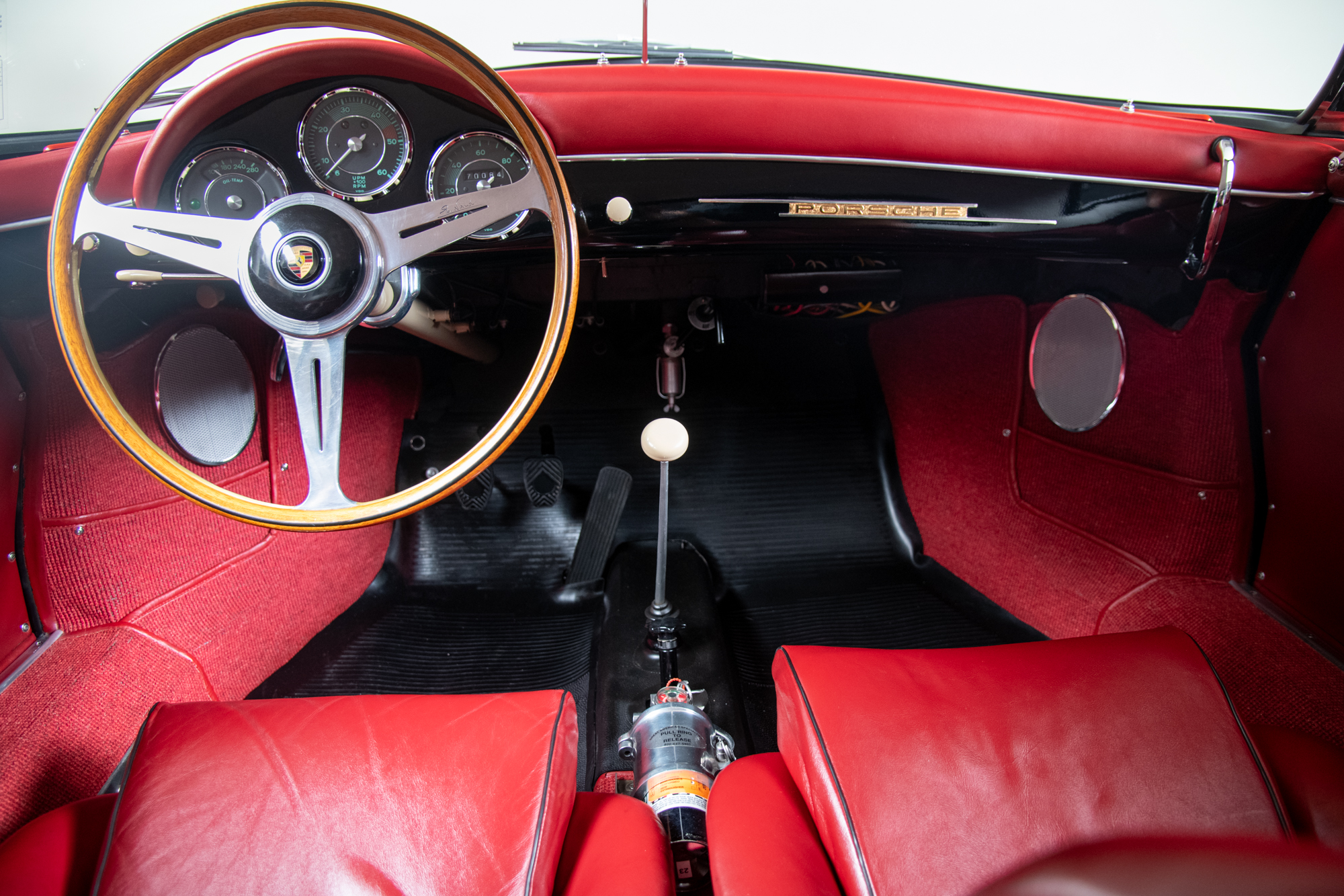 1957 Porsche 356 Speedster , BLACK, VIN 83411, MILEAGE 70084