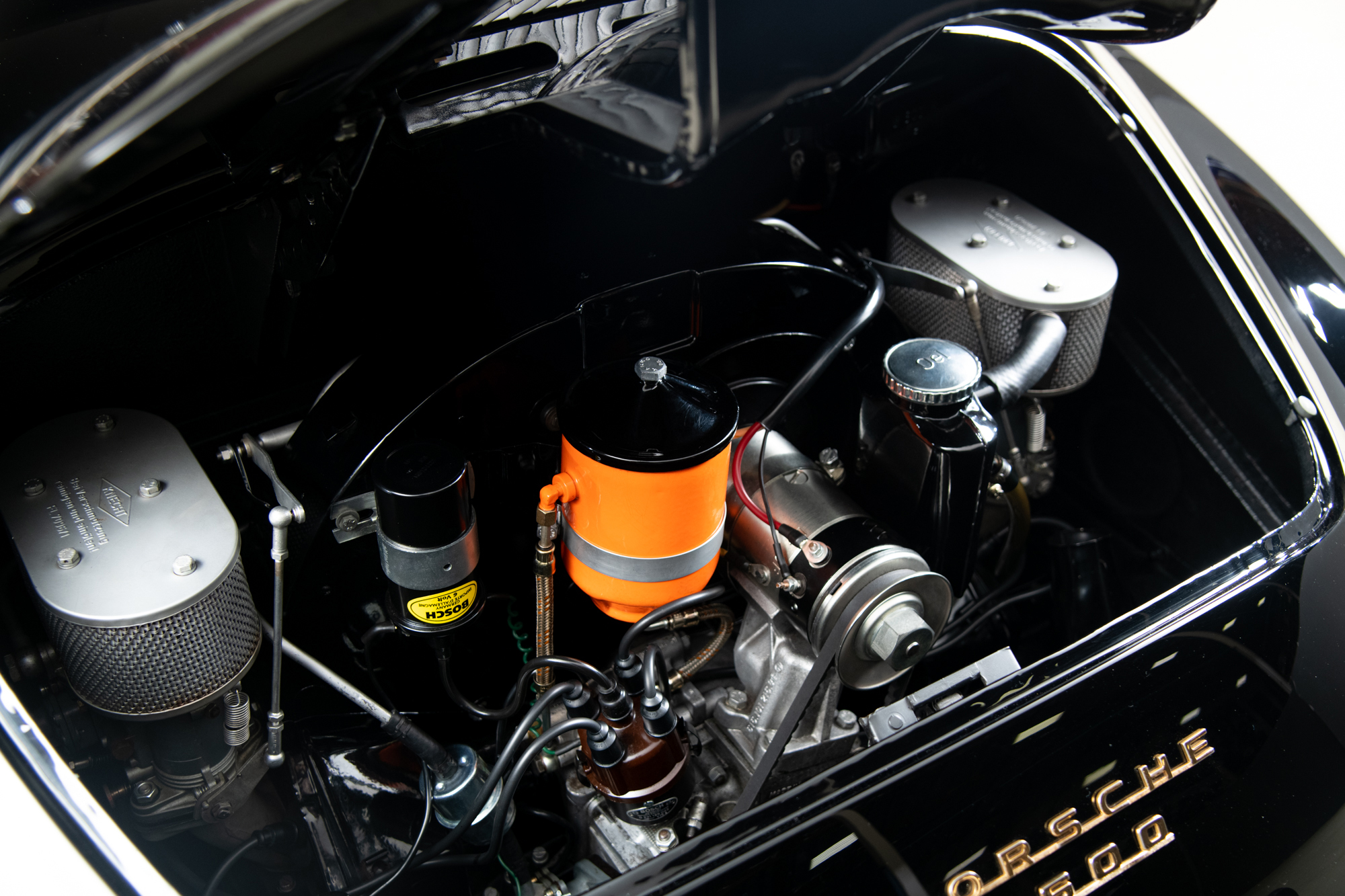 1957 Porsche 356 Speedster , BLACK, VIN 83411, MILEAGE 70084