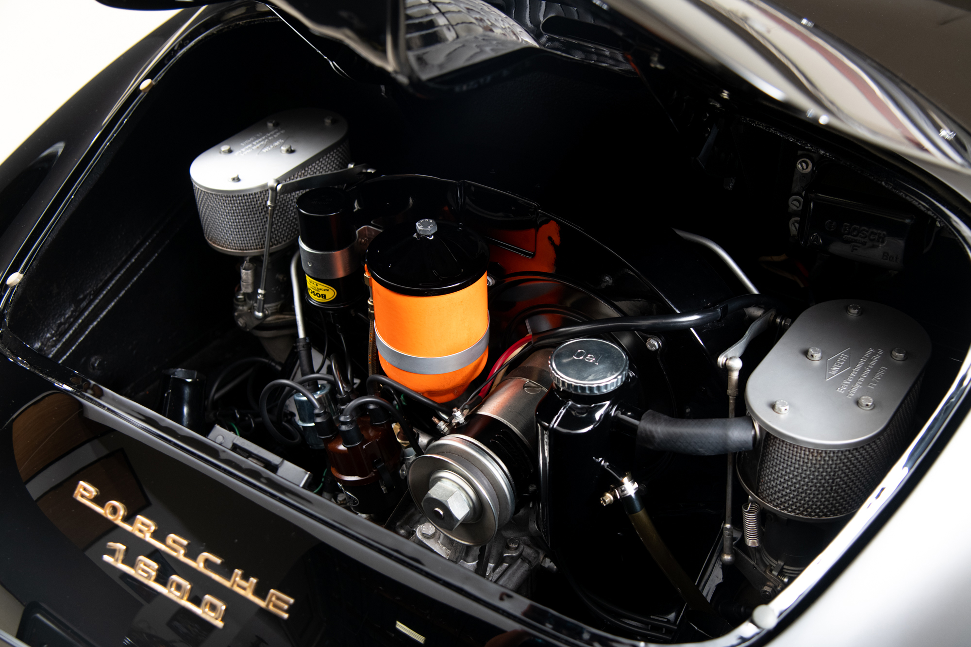 1957 Porsche 356 Speedster , BLACK, VIN 83411, MILEAGE 70084