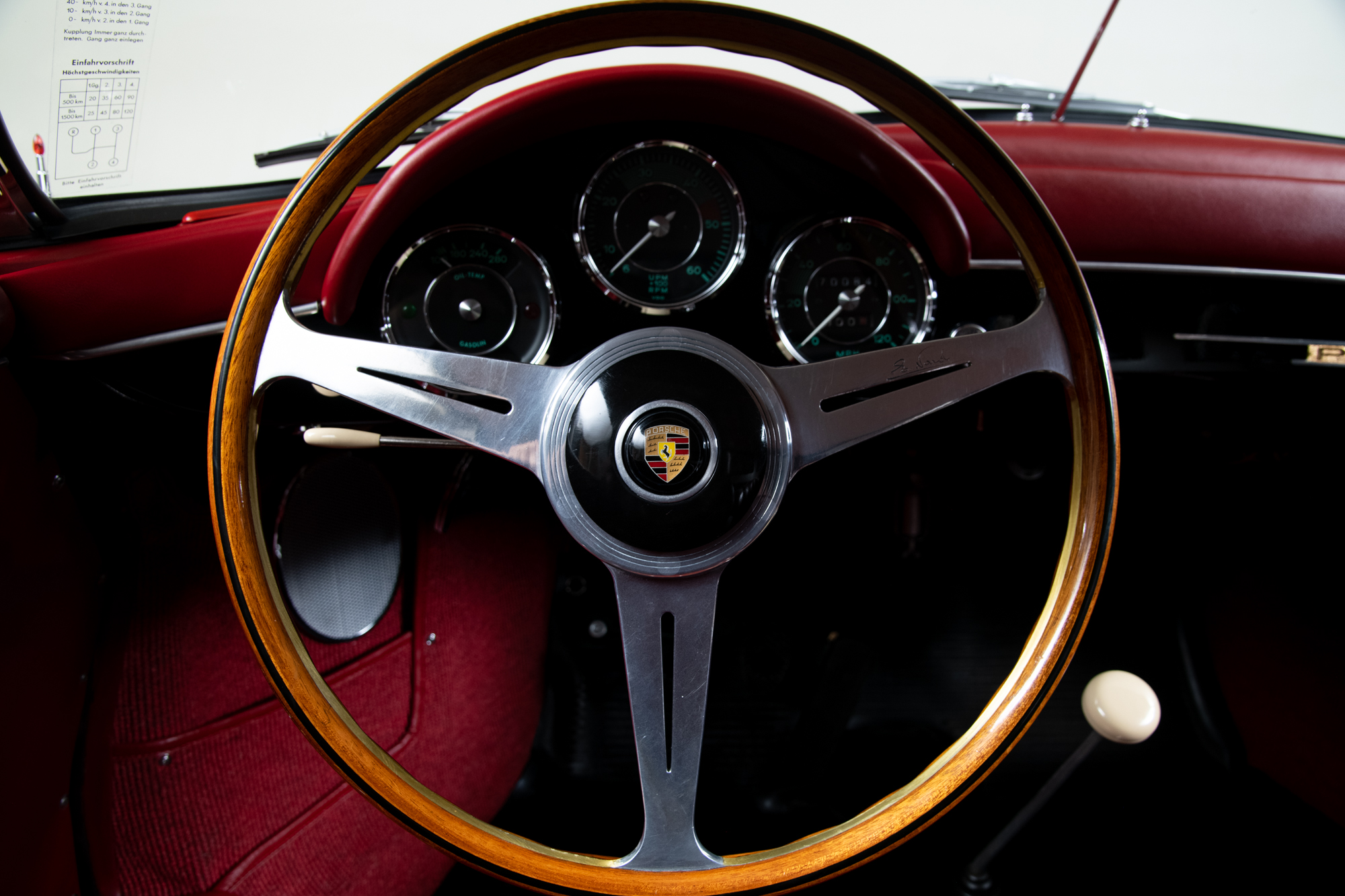 1957 Porsche 356 Speedster , BLACK, VIN 83411, MILEAGE 70084