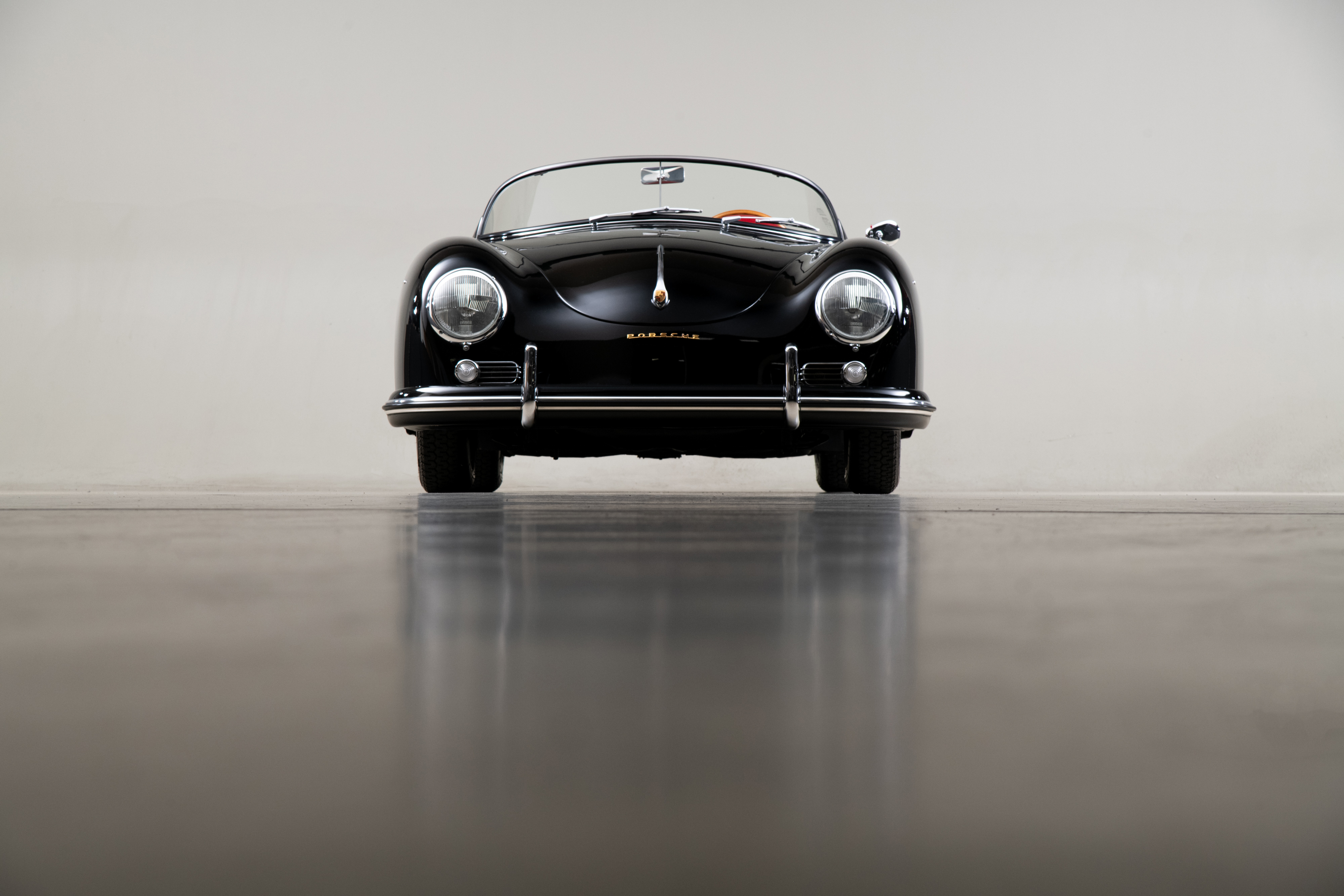 1957 Porsche 356 Speedster , BLACK, VIN 83411, MILEAGE 70084