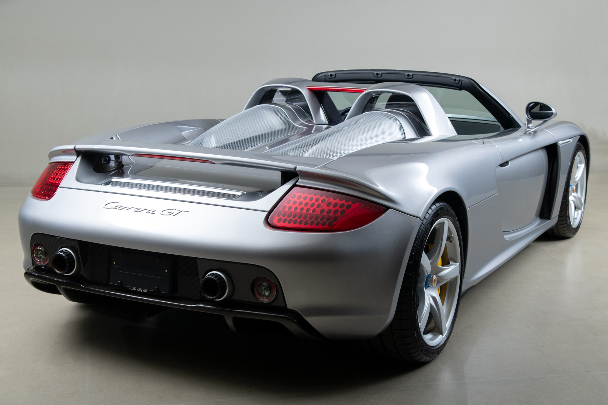 2004 Porsche Carrera GT , SILVER, VIN WP0CA29864L001172, MILEAGE 1992