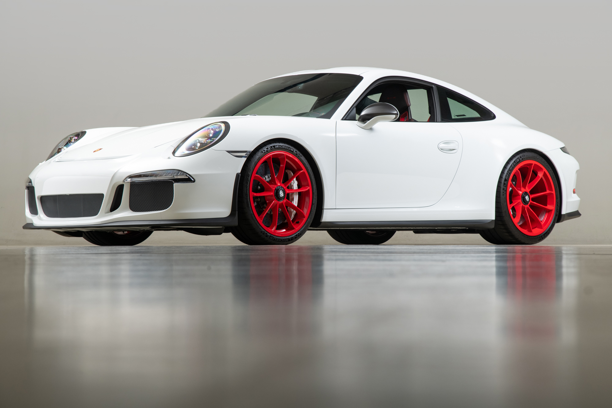 2016 Porsche 911R , WHITE, VIN WP0AF2A94GS195336, MILEAGE 874
