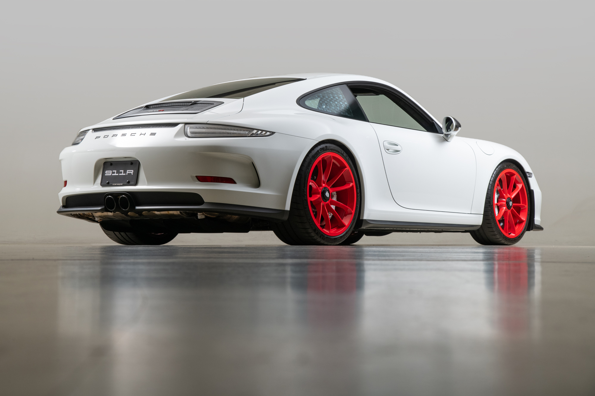 2016 Porsche 911R , WHITE, VIN WP0AF2A94GS195336, MILEAGE 874