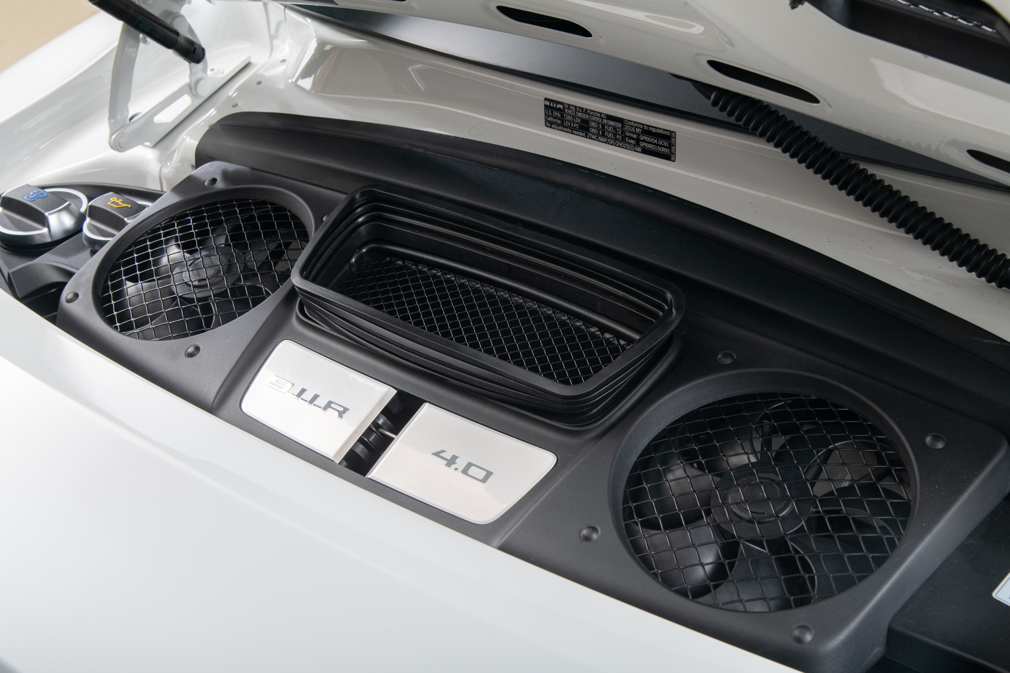 2016 Porsche 911R , WHITE, VIN WP0AF2A94GS195336, MILEAGE 874