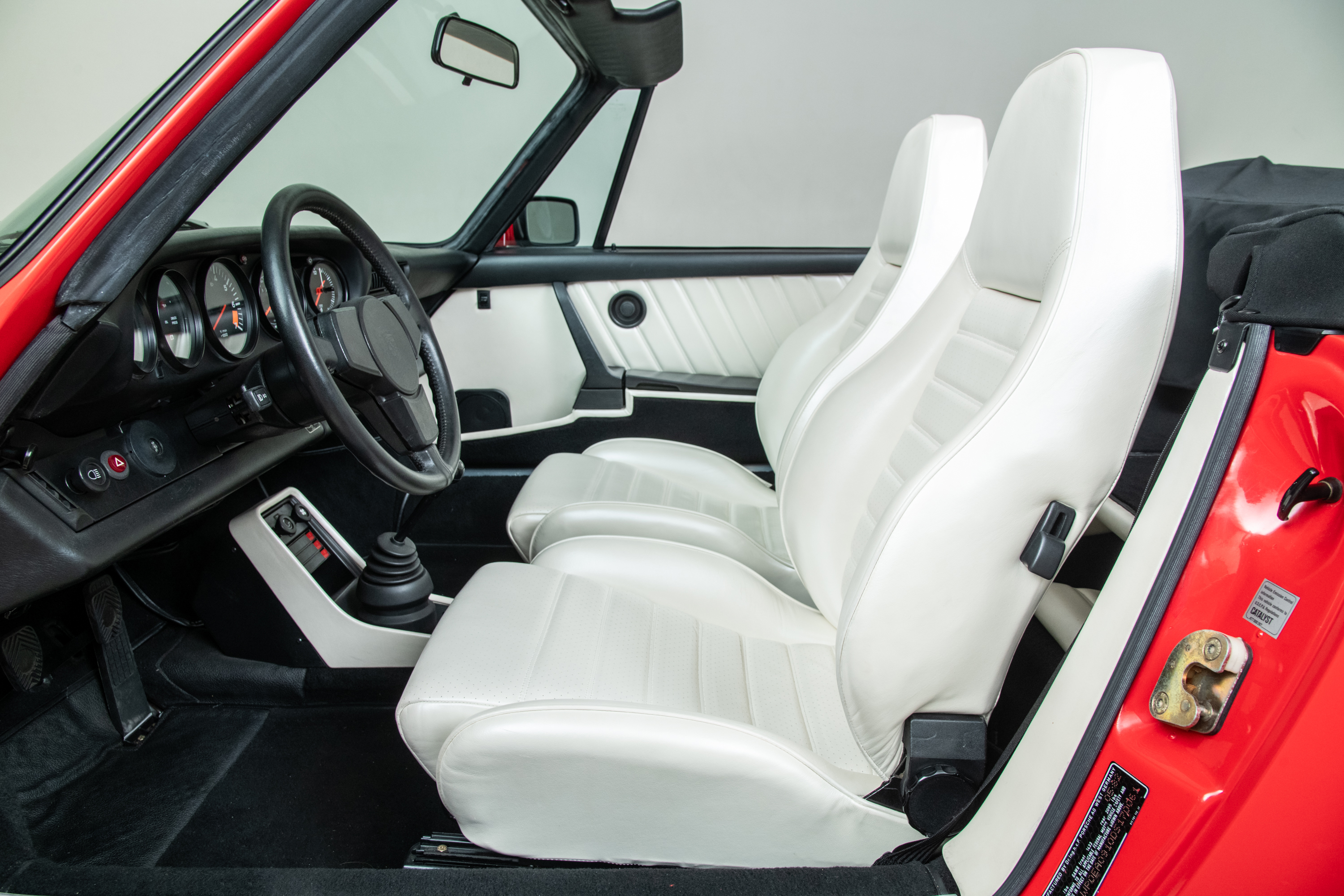 1983 Porsche 911SC Cabriolet , RED, VIN WP0EA0910DS170061, MILEAGE 110253