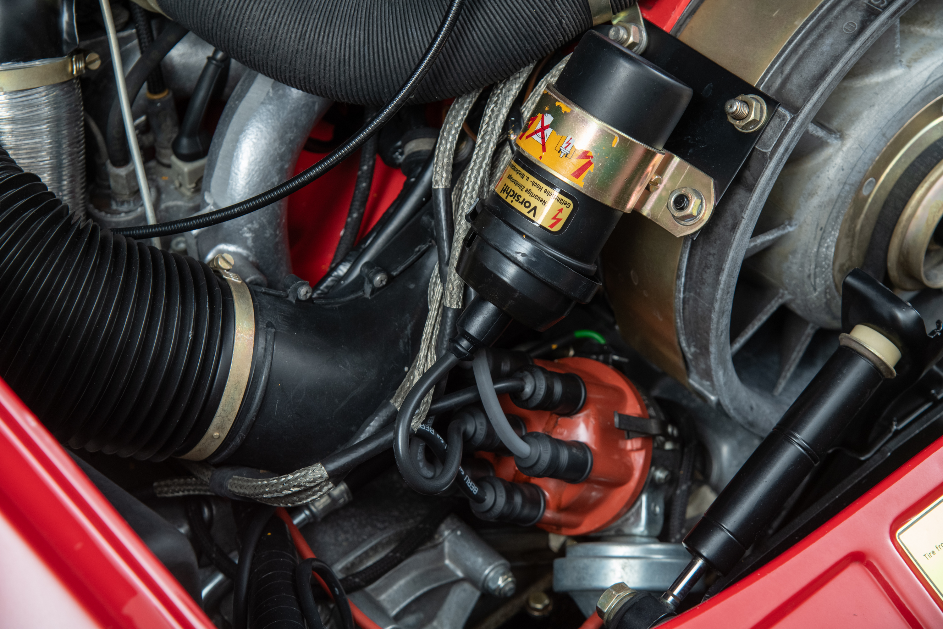 1983 Porsche 911SC Cabriolet , RED, VIN WP0EA0910DS170061, MILEAGE 110253