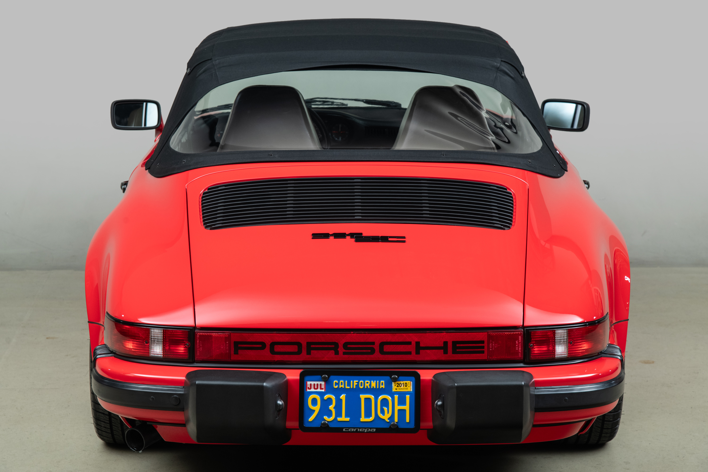 1983 Porsche 911SC Cabriolet , RED, VIN WP0EA0910DS170061, MILEAGE 110253