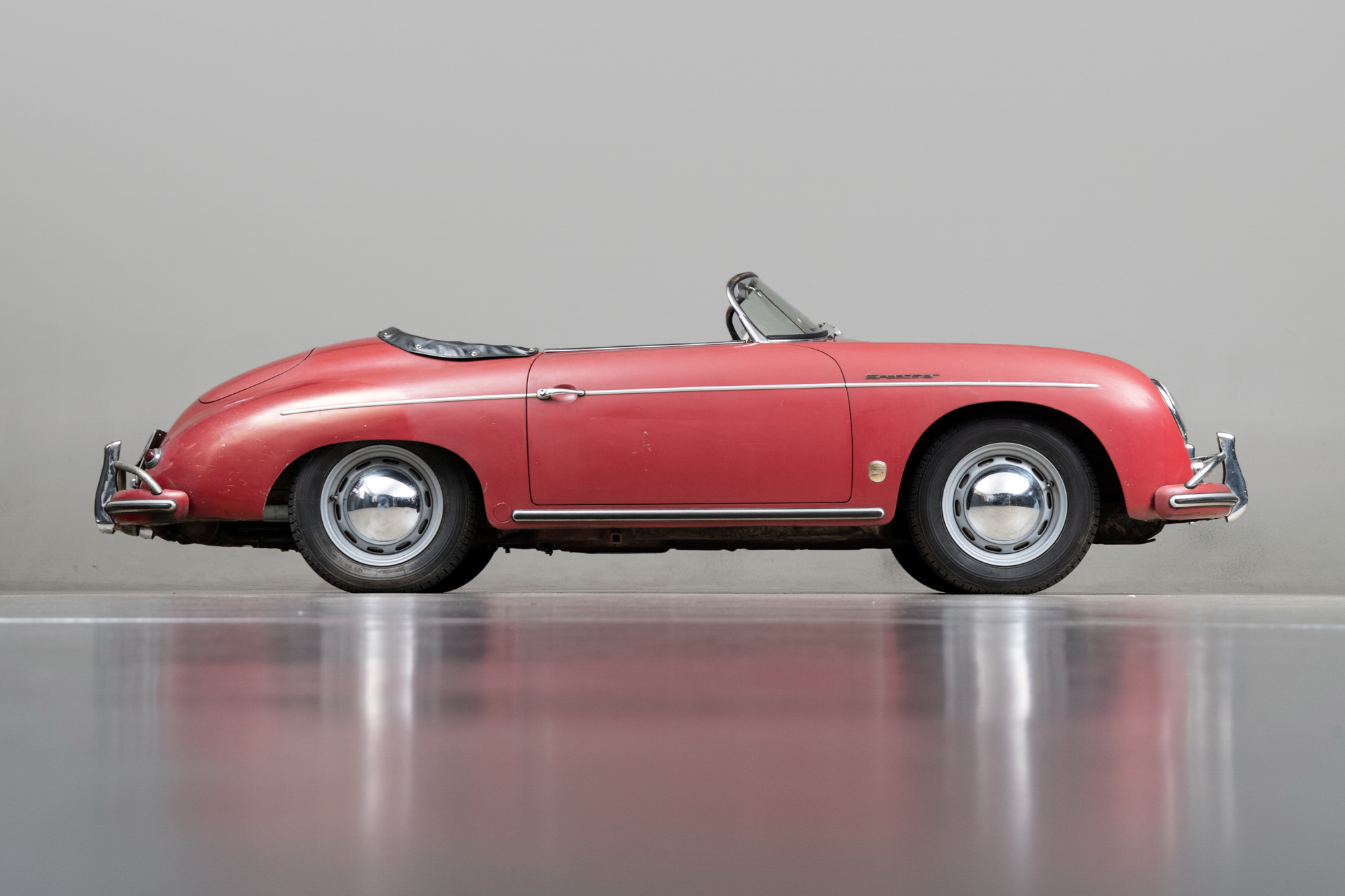 1958 Porsche 356 Speedster 1600 Super , RED, VIN 84826, MILEAGE 71533