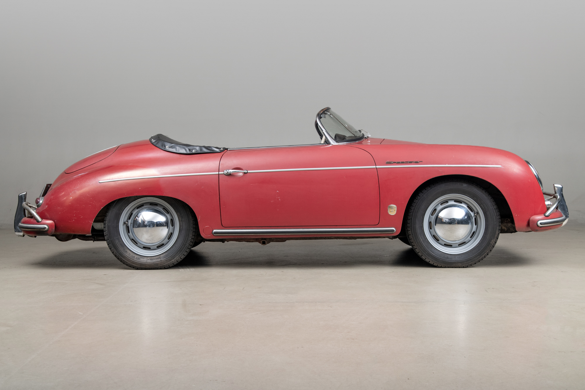 1958 Porsche 356 Speedster 1600 Super , RED, VIN 84826, MILEAGE 71533